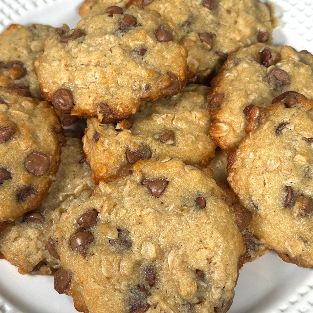 Oatmeal Chocolate Chip Cookies with Goat Butter