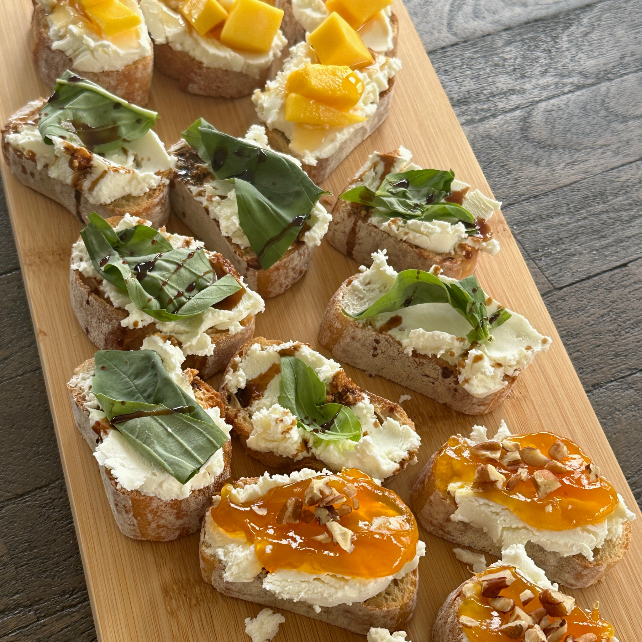 Goat Cheese Crostini