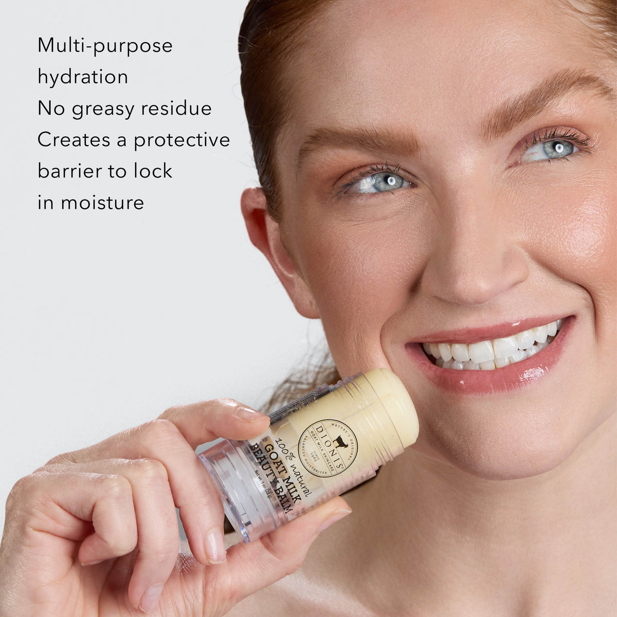Dionis Goat Milk Beauty Balm, 1 oz.
- Multi-purpose
- Hydration
- No greasy residue
- Creates a protective barrier to lock in moisture