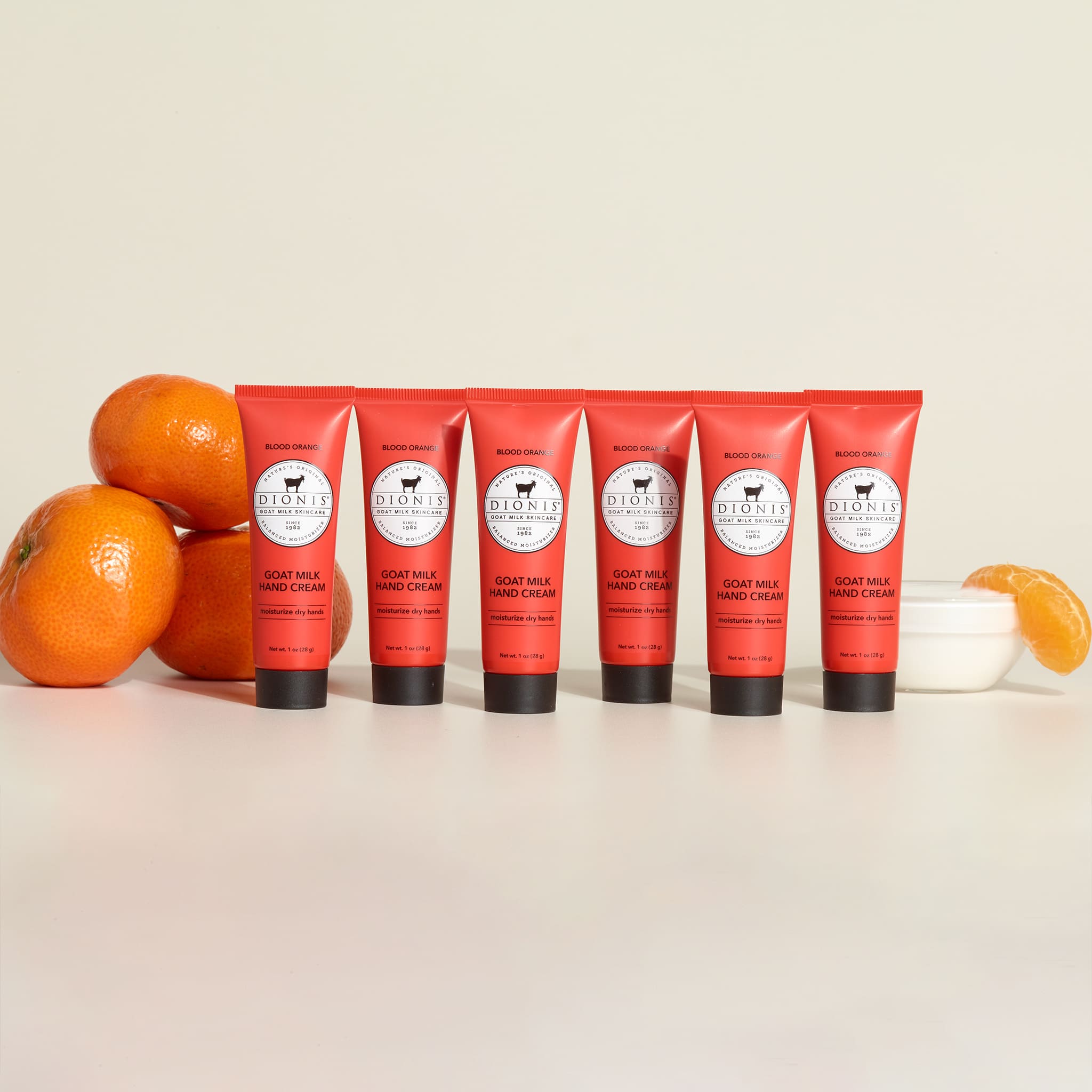 Blood Orange Goat Milk Hand Cream, Set of 6