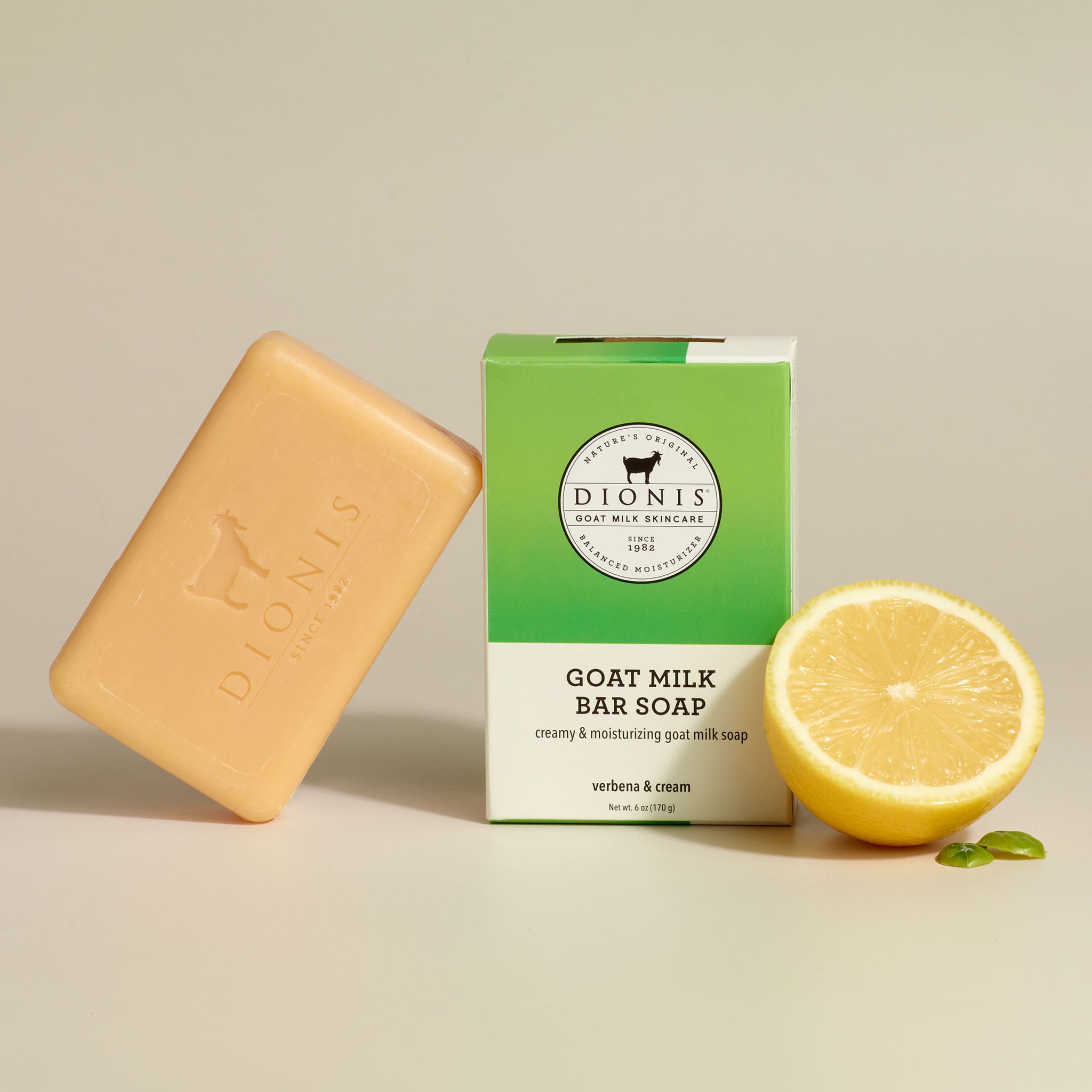 Lemon Verbena & Cream Goat Milk Bar Soap