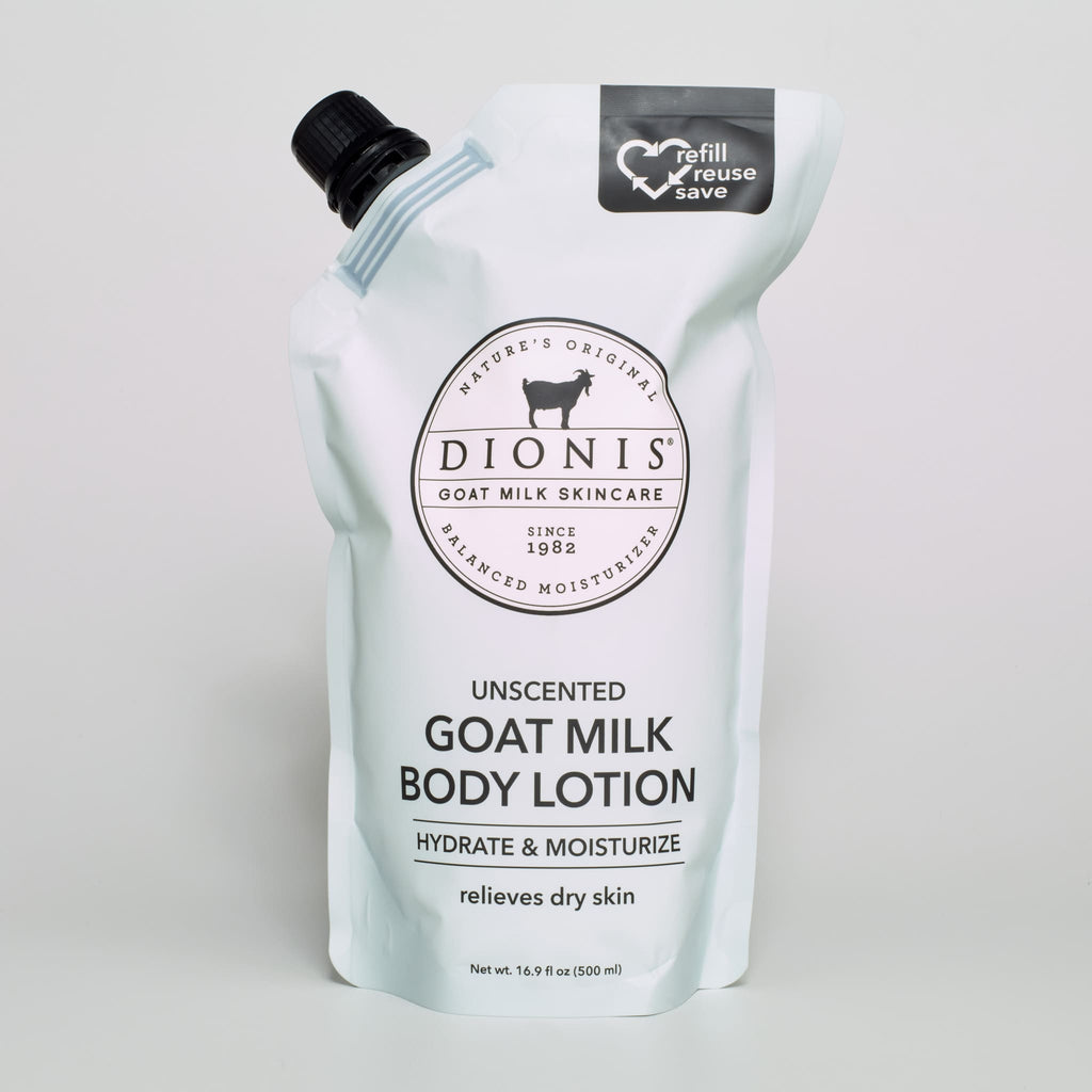 Unscented Goat Milk Body Lotion Refill Pouch