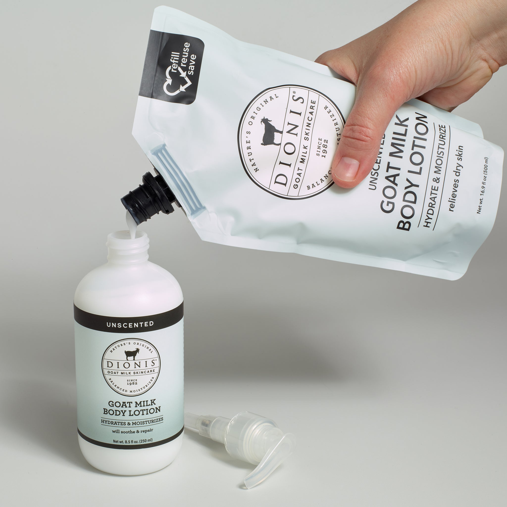Unscented Goat Milk Body Lotion Bundle