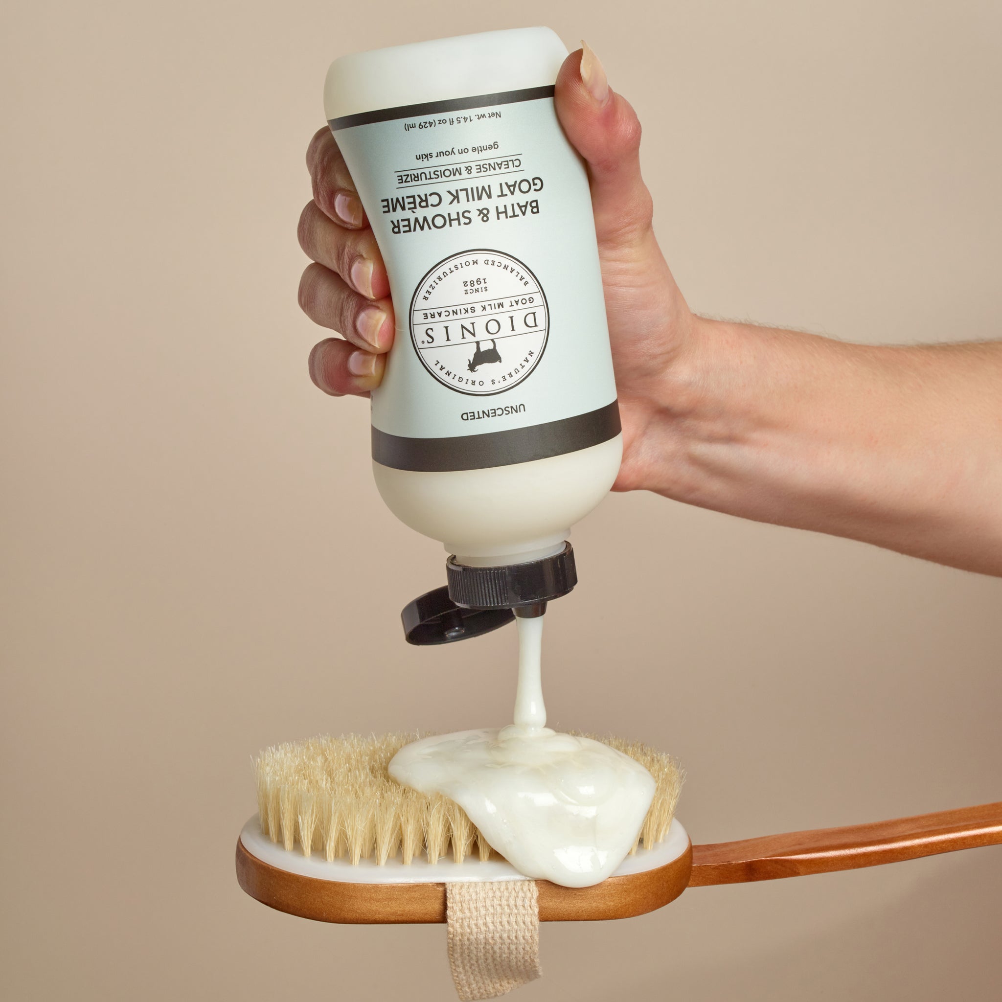 Unscented Bath & Shower Goat Milk Crème