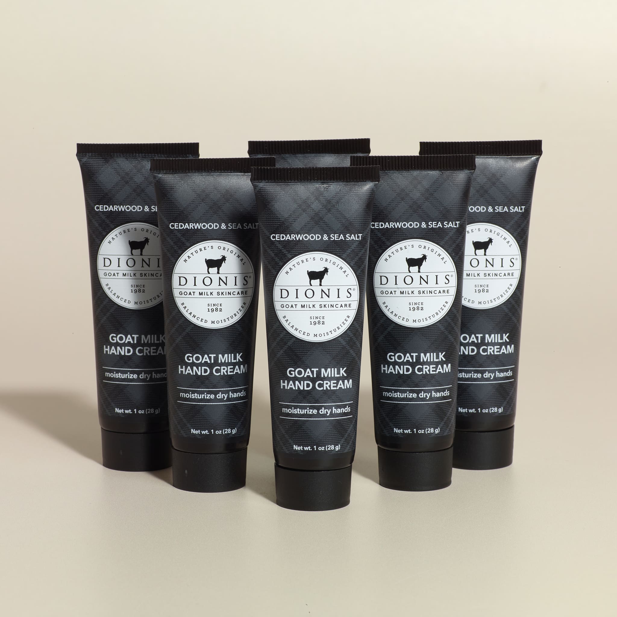 Cedarwood & Sea Salt Goat Milk Hand Cream, Set of 6
