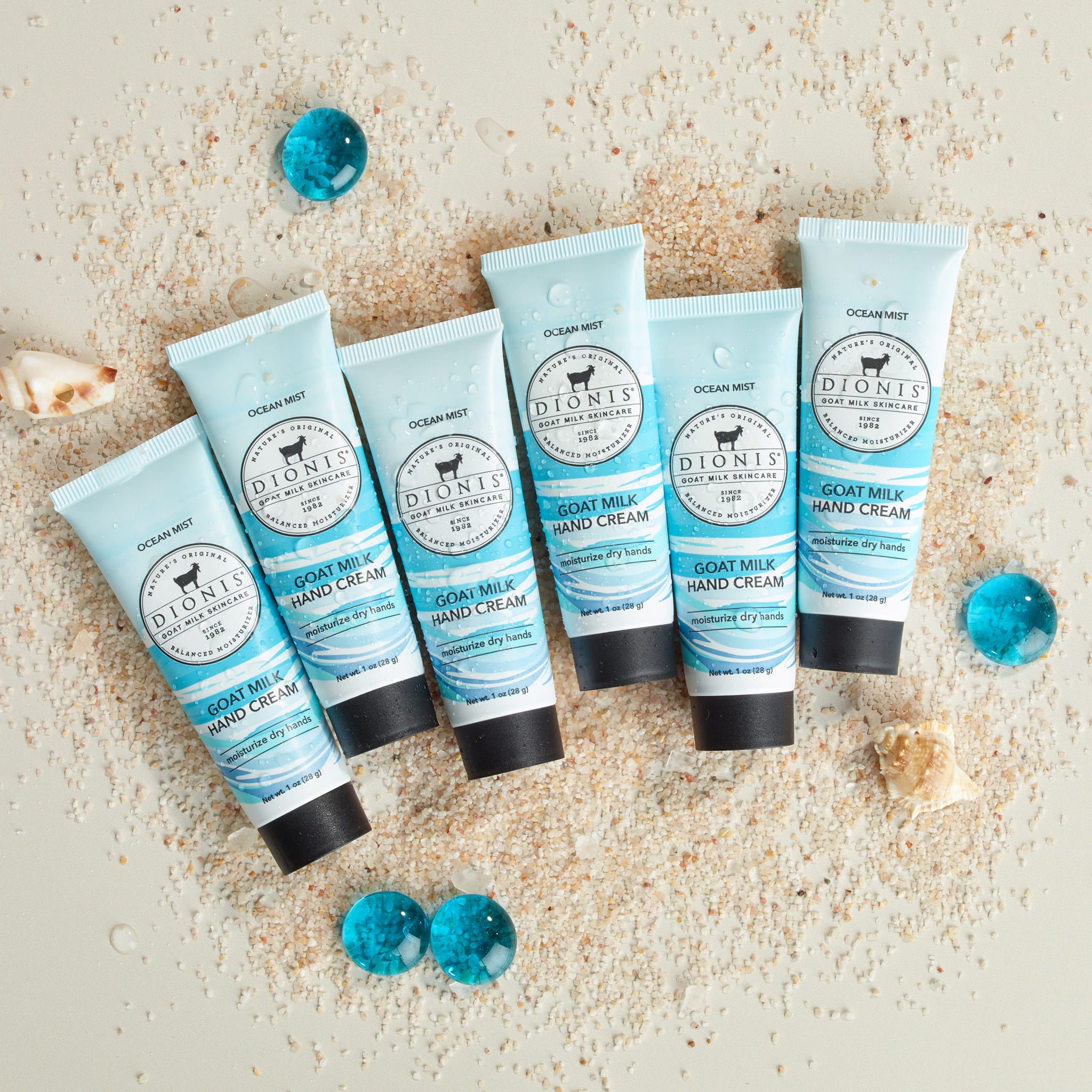 Ocean Mist Goat Milk Hand Cream, Set of 6