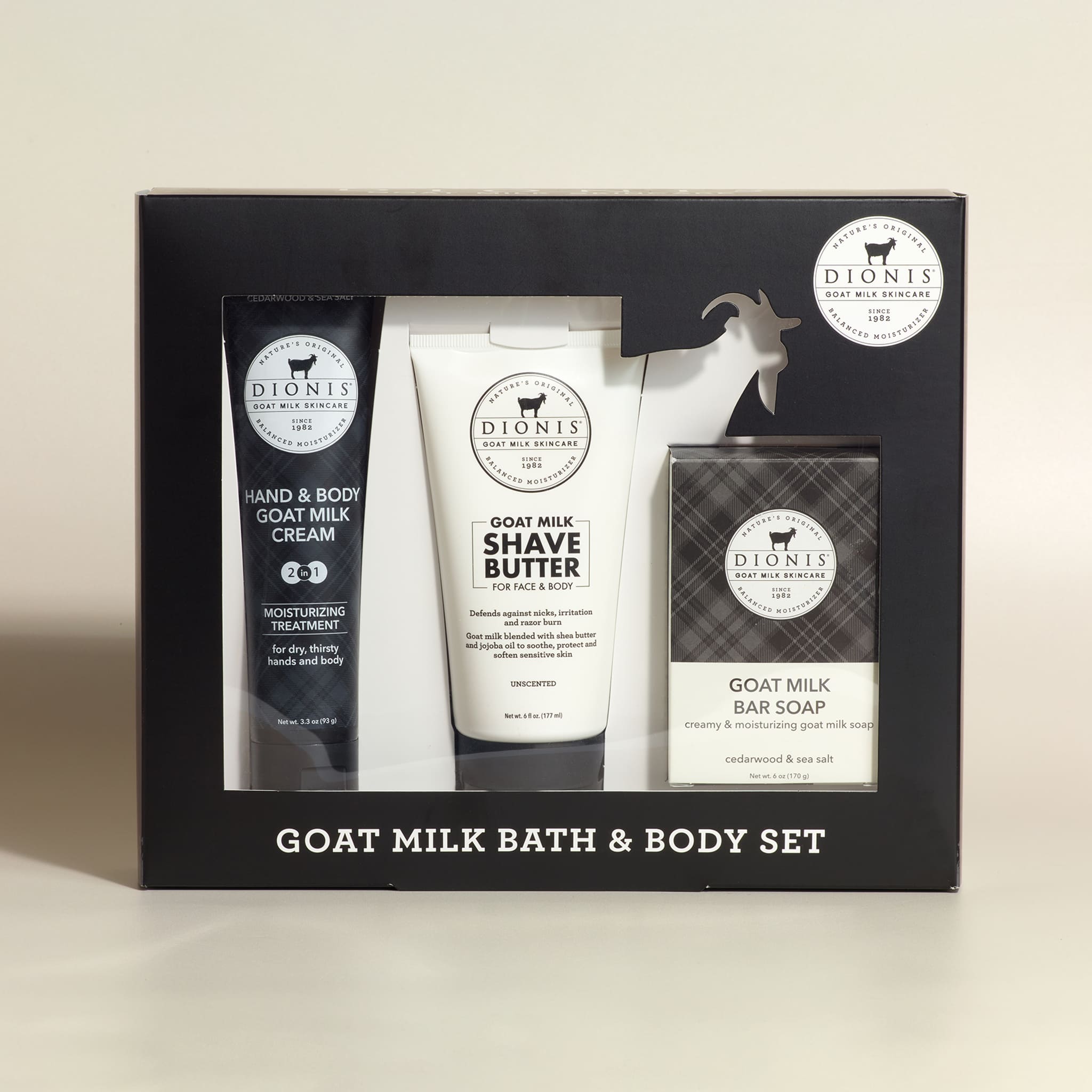 Cedarwood & Sea Salt Bath & Body 3 Piece Gift Set