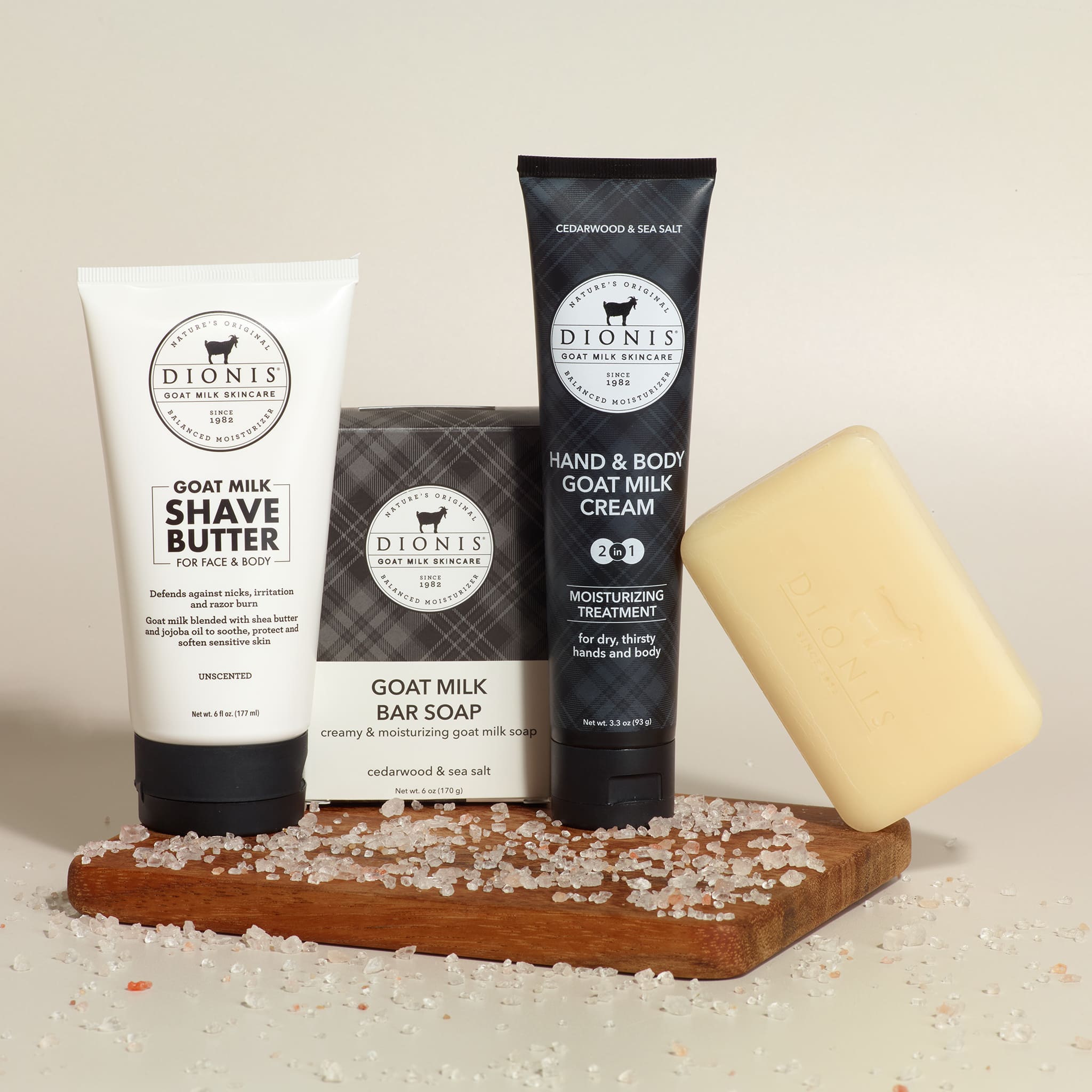 Cedarwood & Sea Salt Bath & Body 3 Piece Gift Set