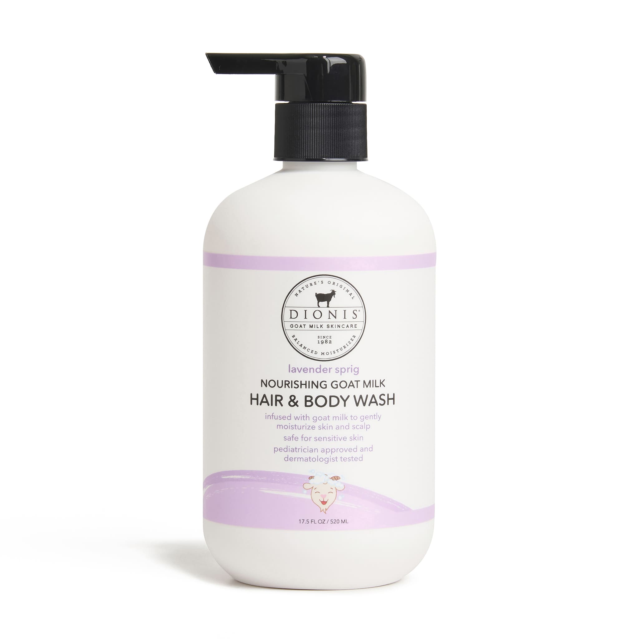 Dionis Baby Hair & Body Wash, Lavender Sprig, 17.5 fl oz.