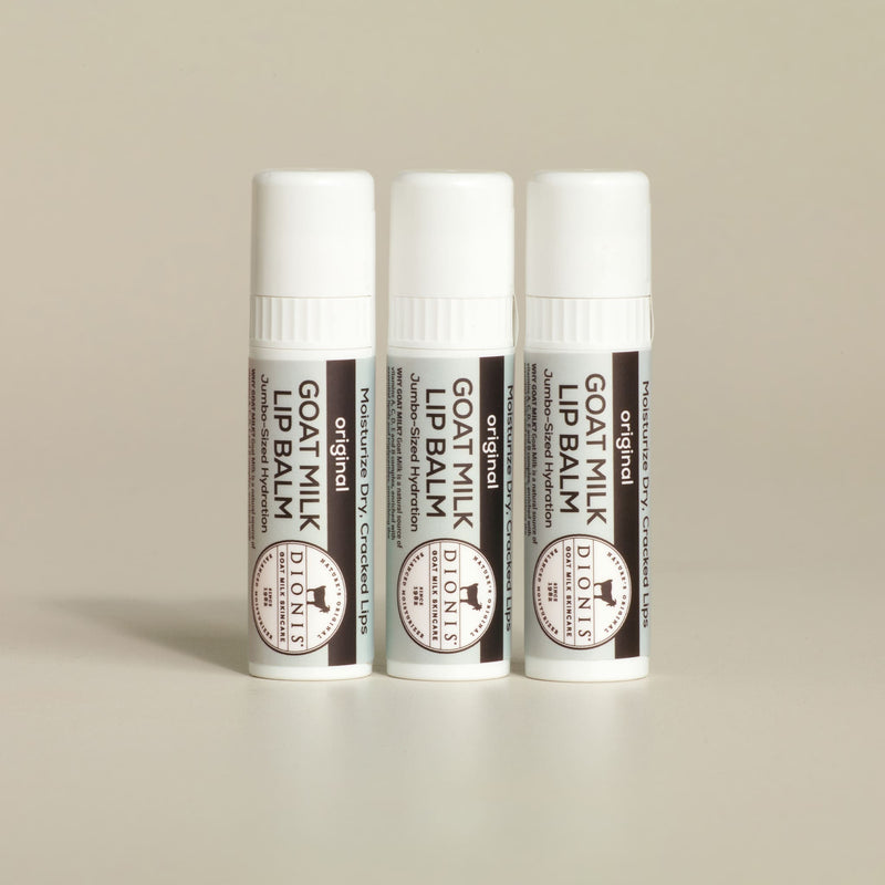 Original Goat Milk Lip Balm, Set of 3