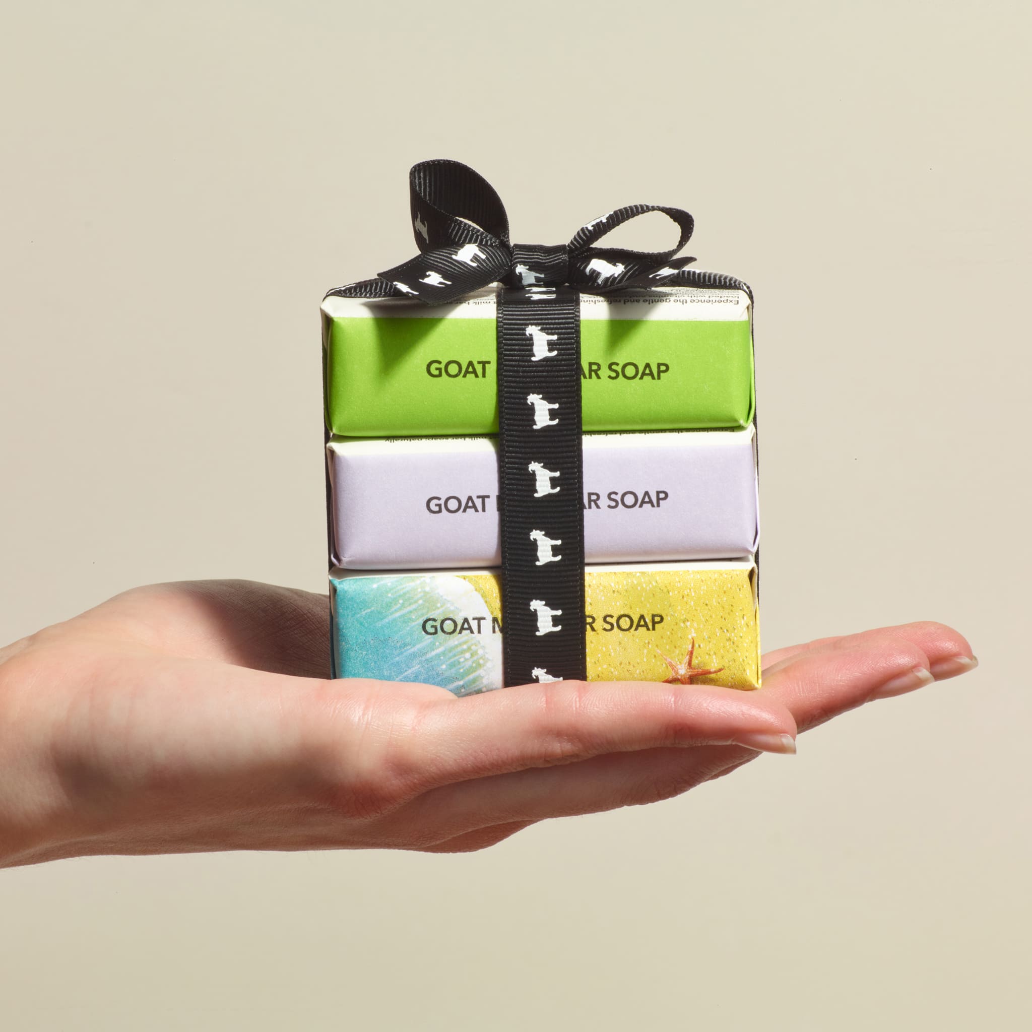 3 oz Fresh & Floral Goat Milk Bar Soap, Set of 3