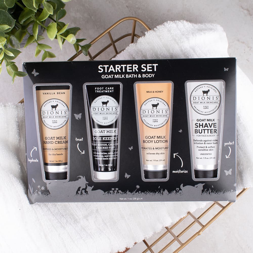 Deluxe Bath & Body Goat Milk Gift Bag