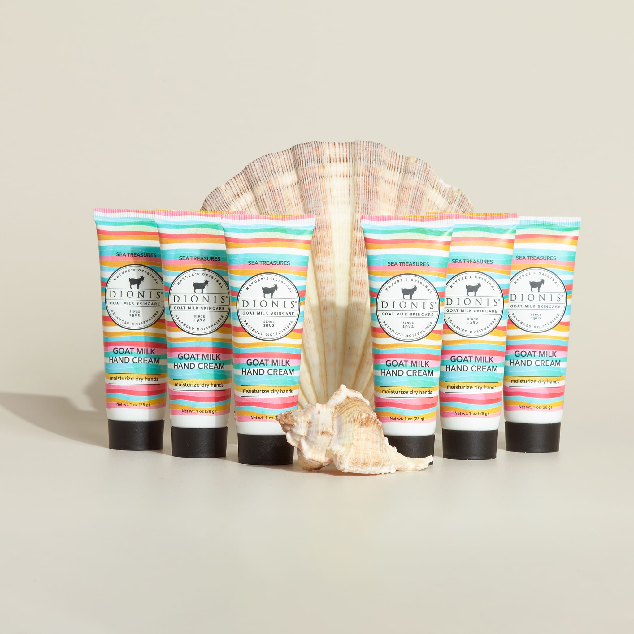 Sea Treasures Goat Milk Hand Cream, Set of 6