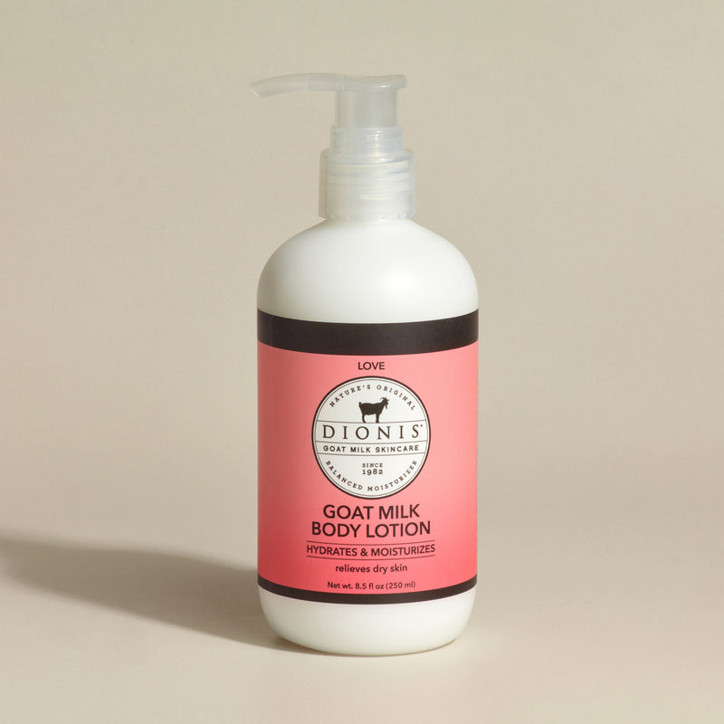 Dionis Goat Milk Body Lotion in the Love scent
