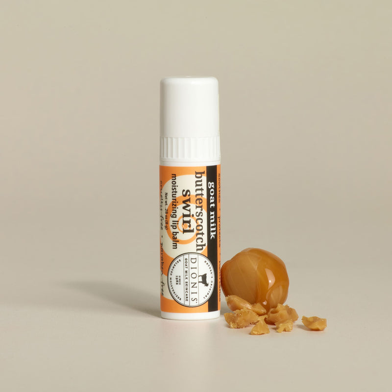 Butterscotch Swirl Goat Milk Lip Balm - Single