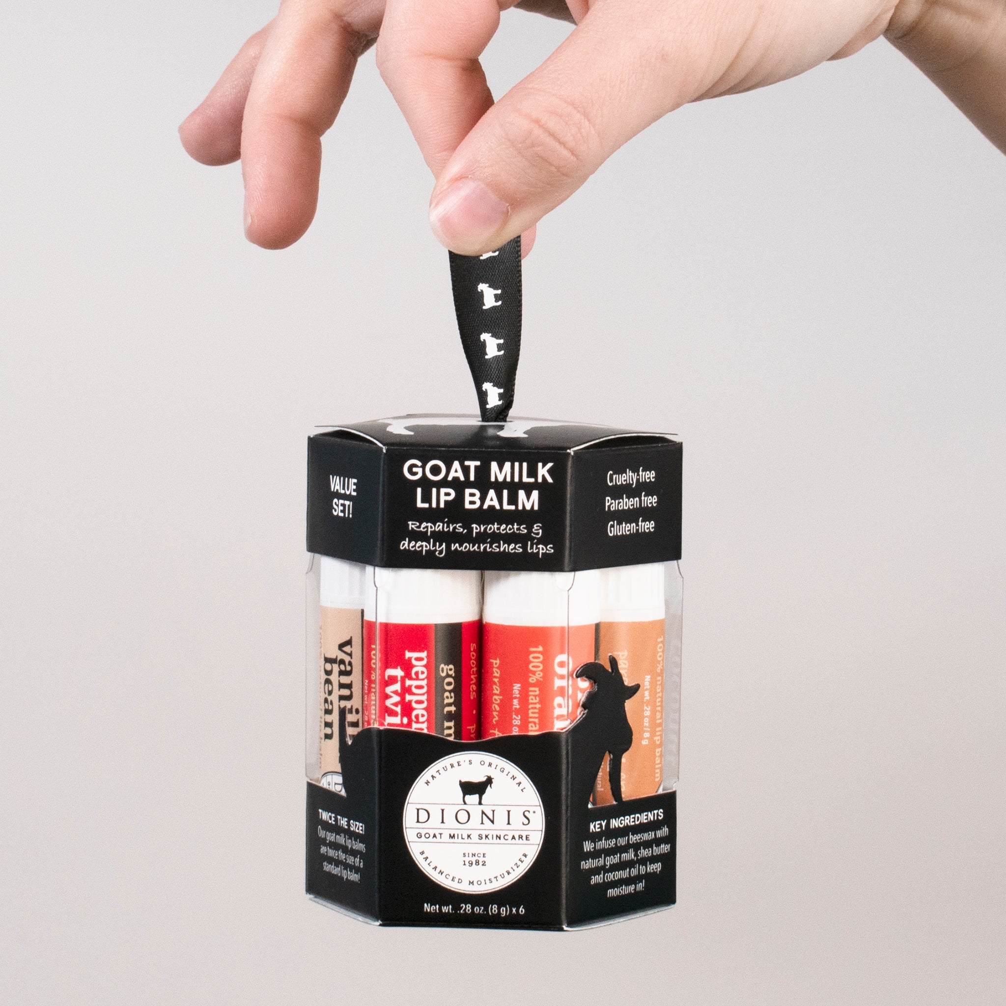 Goat Milk Lip Balm Ornament Set