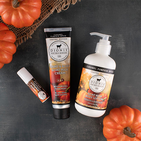 Embrace Fall with Pumpkin and Vanilla Lotions and Lip Balms