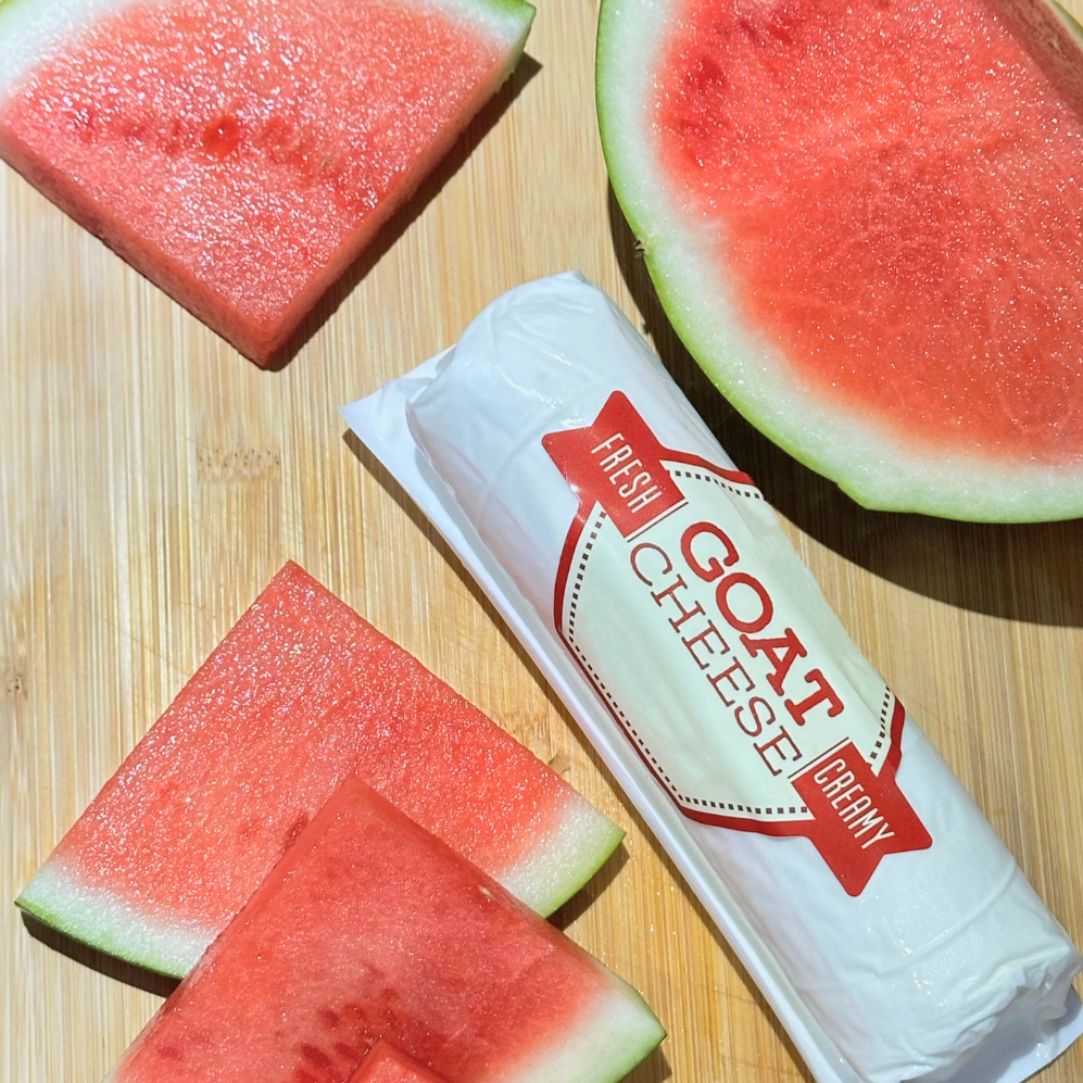 Watermelon Goat Cheese Bites