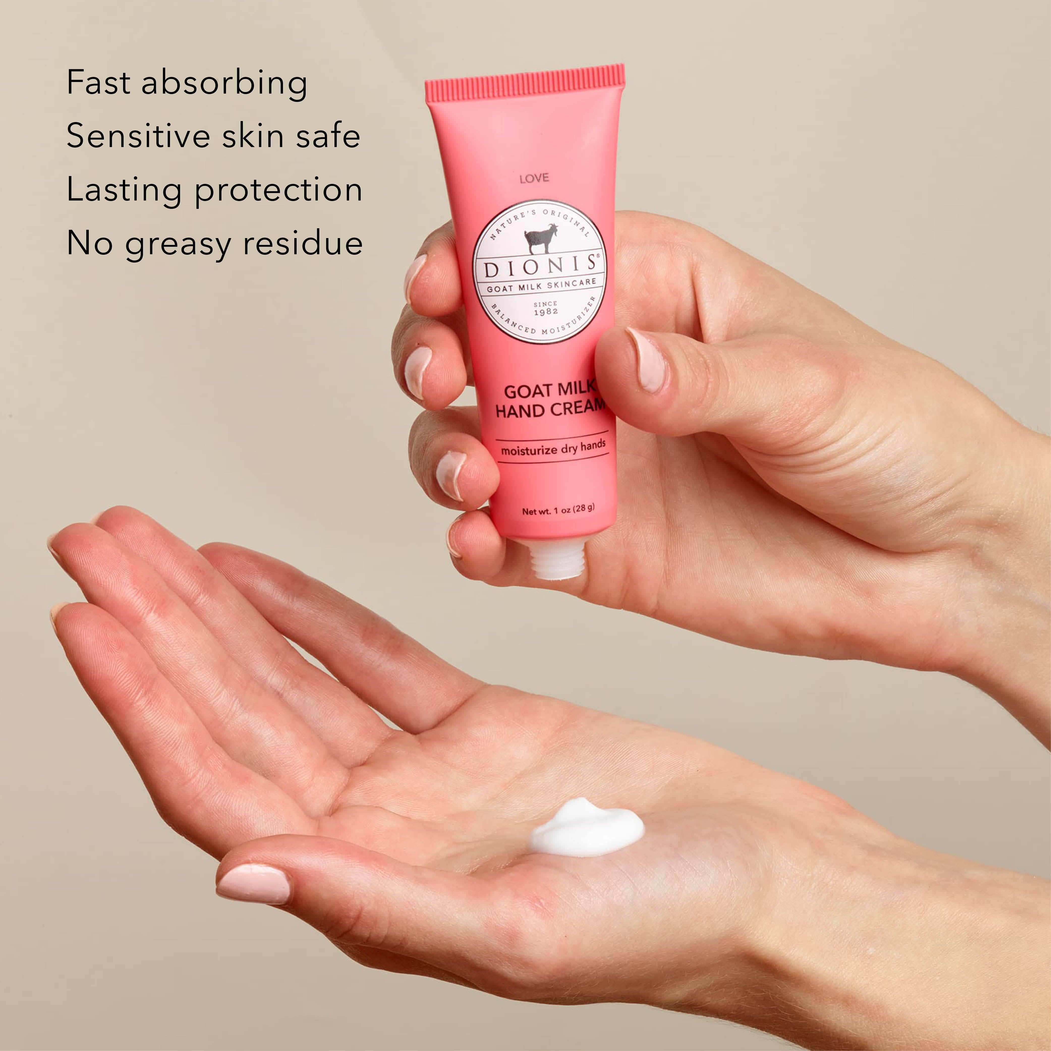 Love Goat Milk Hand Cream, Set of 6 • Dionis Goat Milk Skincare