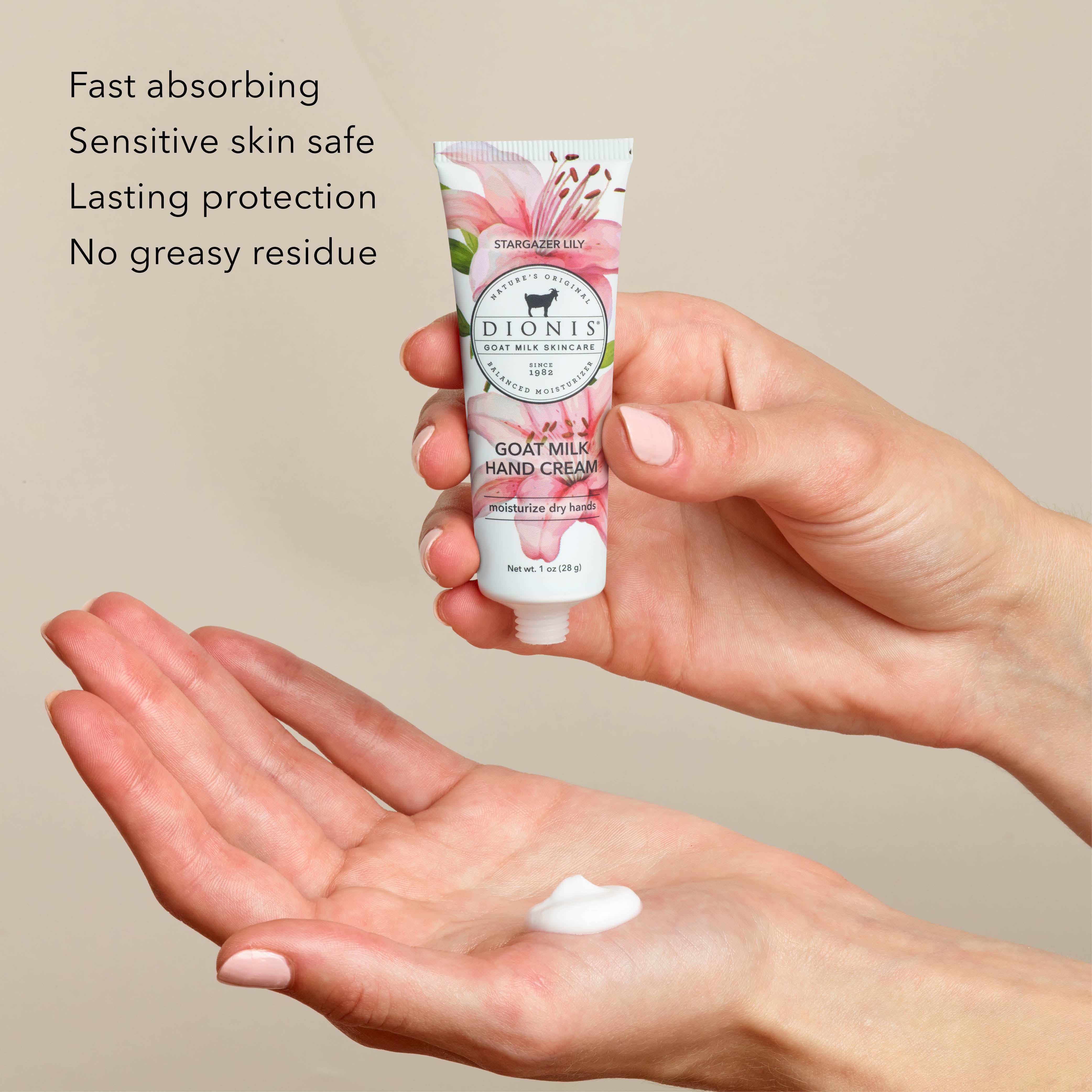Stargazer Lily Goat Milk Hand Cream, Set of 6 • Dionis Goat Milk