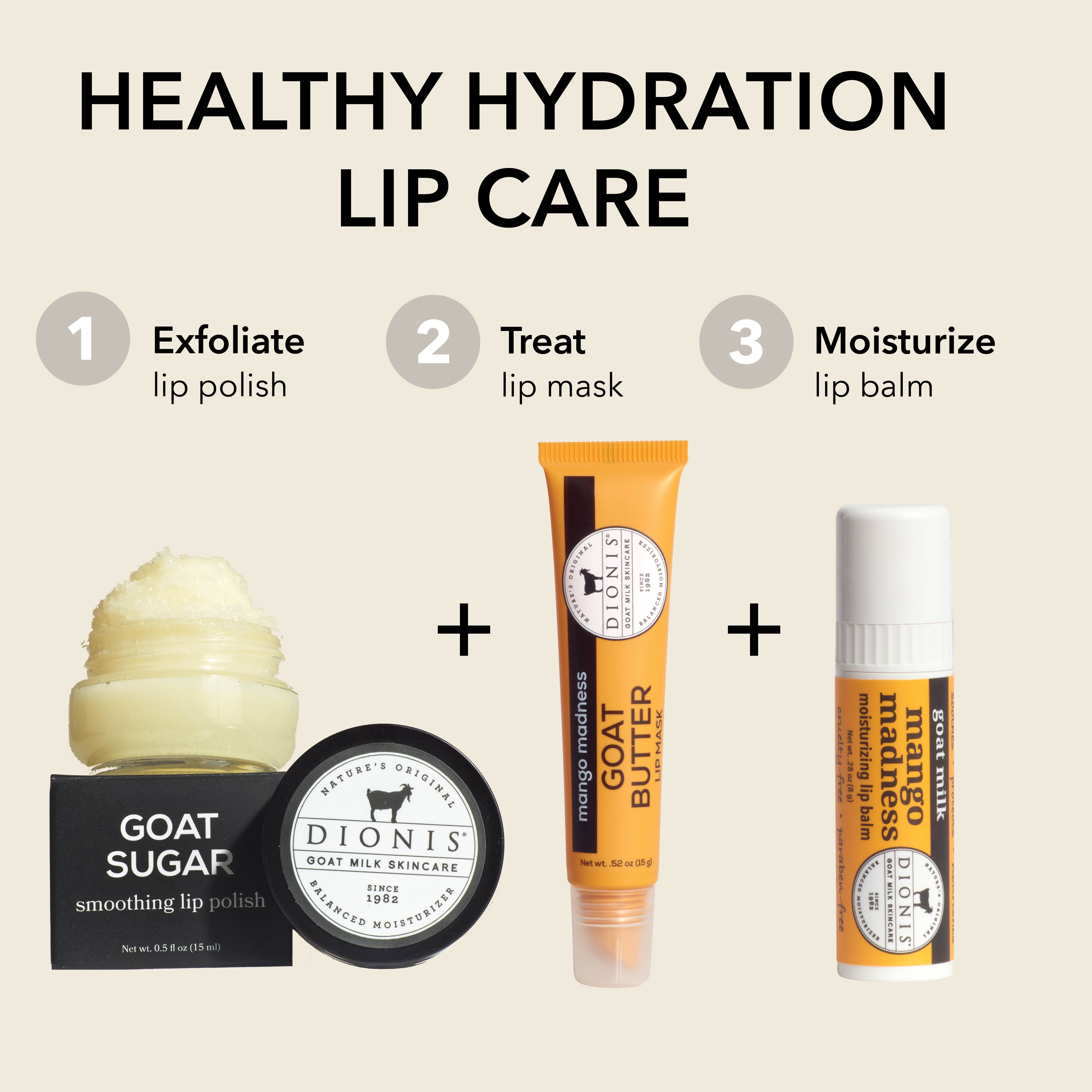 Mango Madness Goat Butter Lip Mask • Dionis Goat Milk Skincare