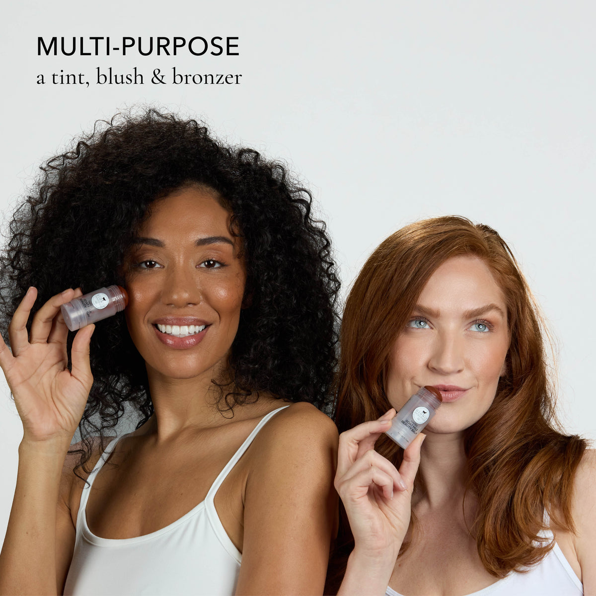 Dionis Tinted Goat Milk Beauty Balm, Cocoa 

Multi-purpose: A tint, blush & bronzer.