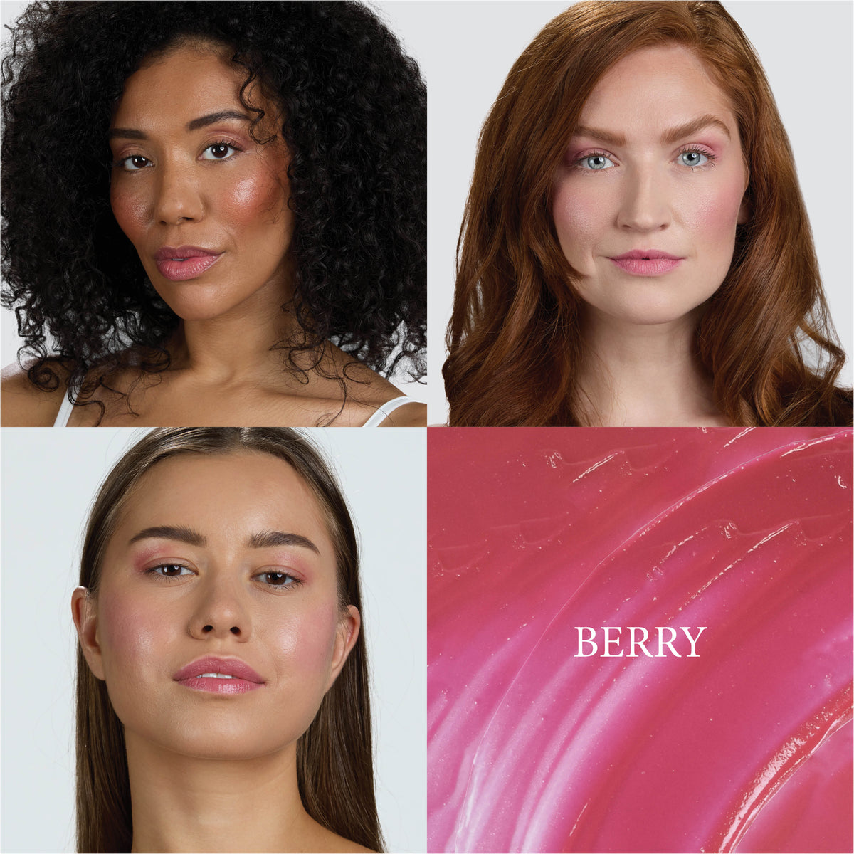 Dionis Tinted Goat Milk Beauty Balm, Berry Color Swatch