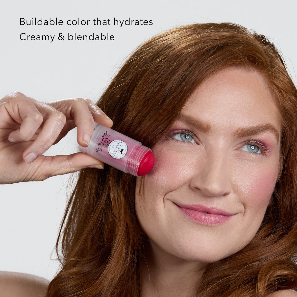 Dionis Tinted Goat Milk Beauty Balm, Berry

Buildable color that hydrates
Creamy & blendable