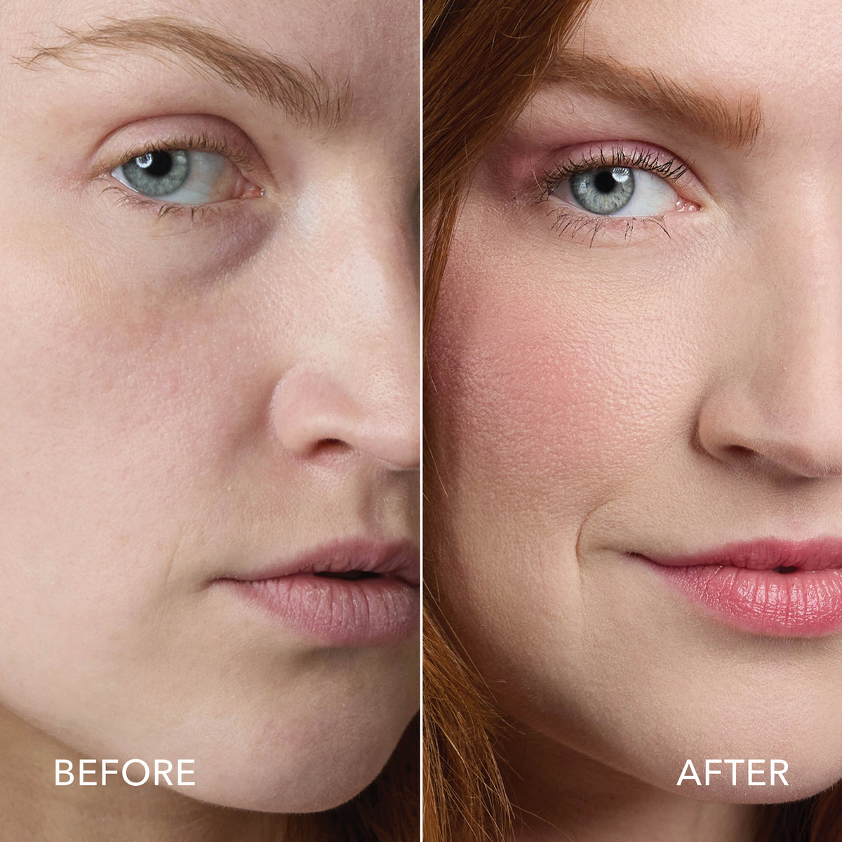 Dionis Tinted Goat Milk Beauty Balm, Petal Before & After

Shown on model's eyes, cheeks, & lips.