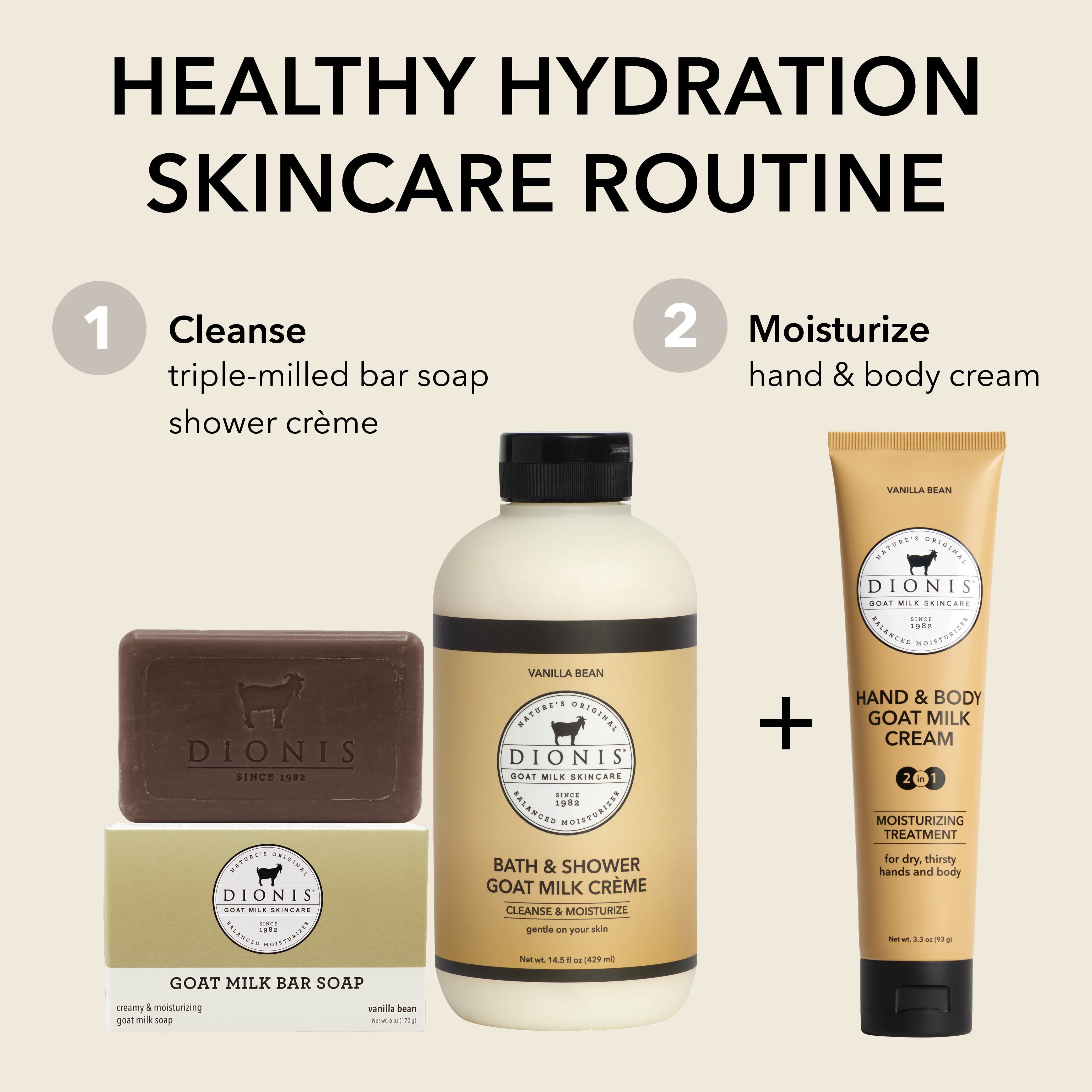 Vanilla Bean: Healthy Hydration Skincare Routine