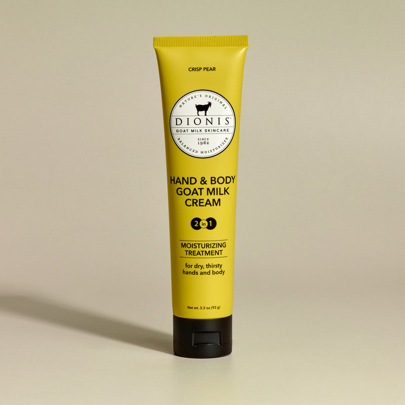 Dionis Hand & Body Goat Milk Cream, Crisp Pear, 3.3 oz