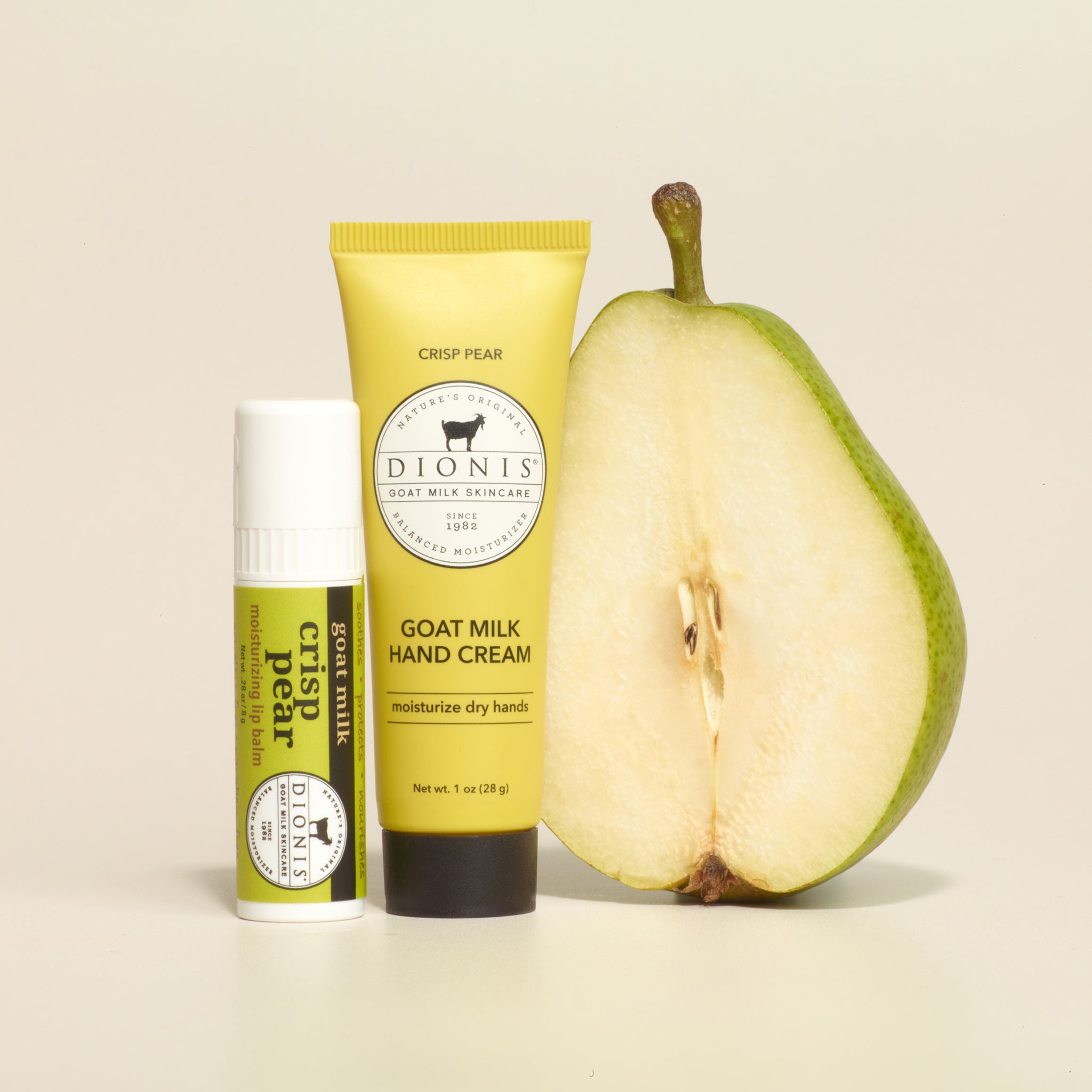 Crisp Pear Lip & Hand Set • Dionis Goat Milk Skincare