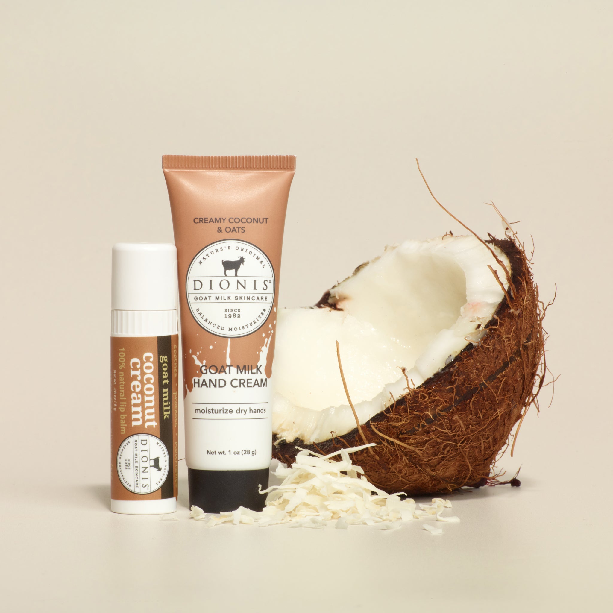 Coconut Lip & Hand Set • Dionis Goat Milk Skincare