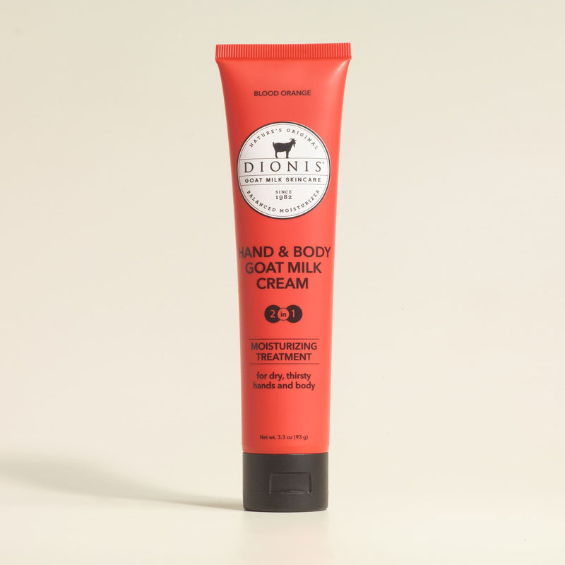 Dionis Hand & Body Goat Milk Cream, Blood Orange, 3.3 oz