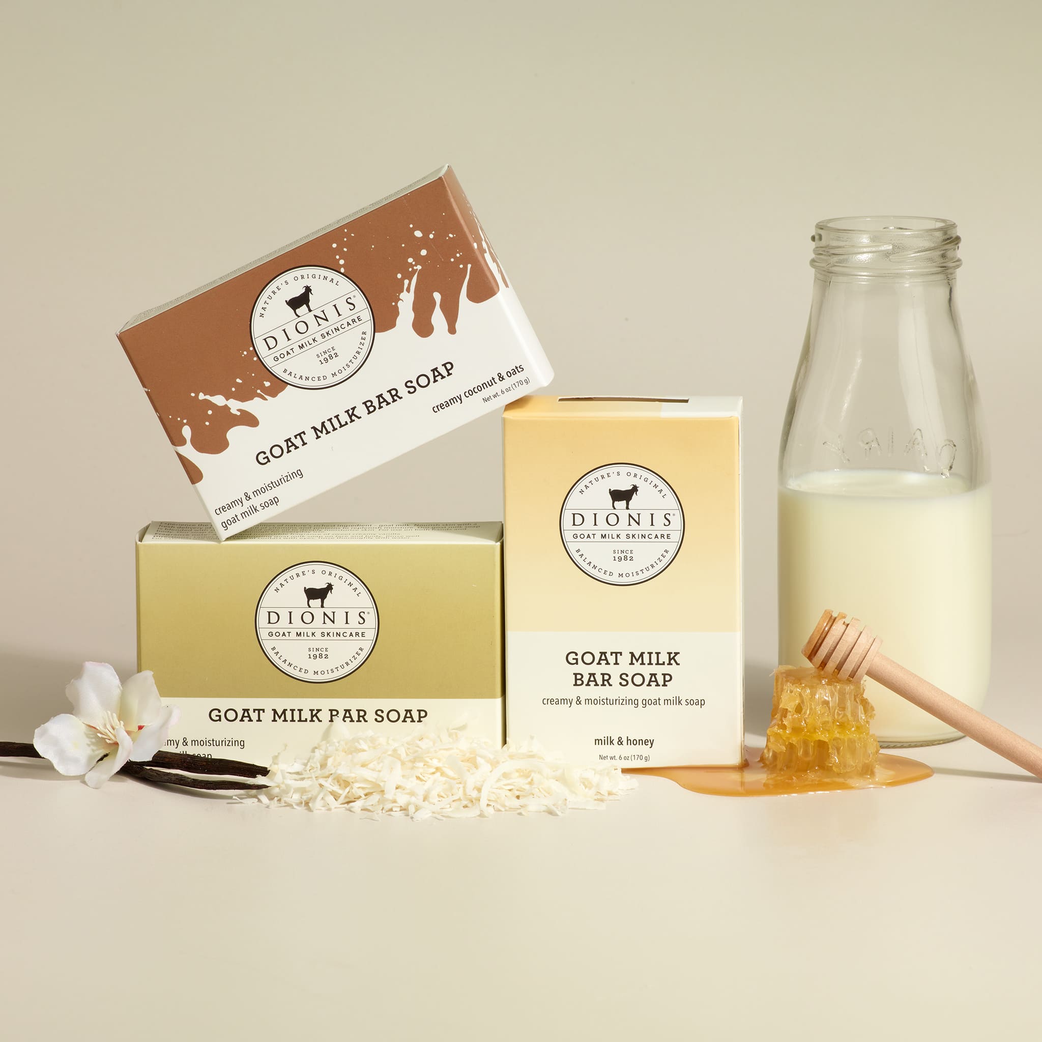 Warm & Sweet Goat Milk Bar Soap Bundle