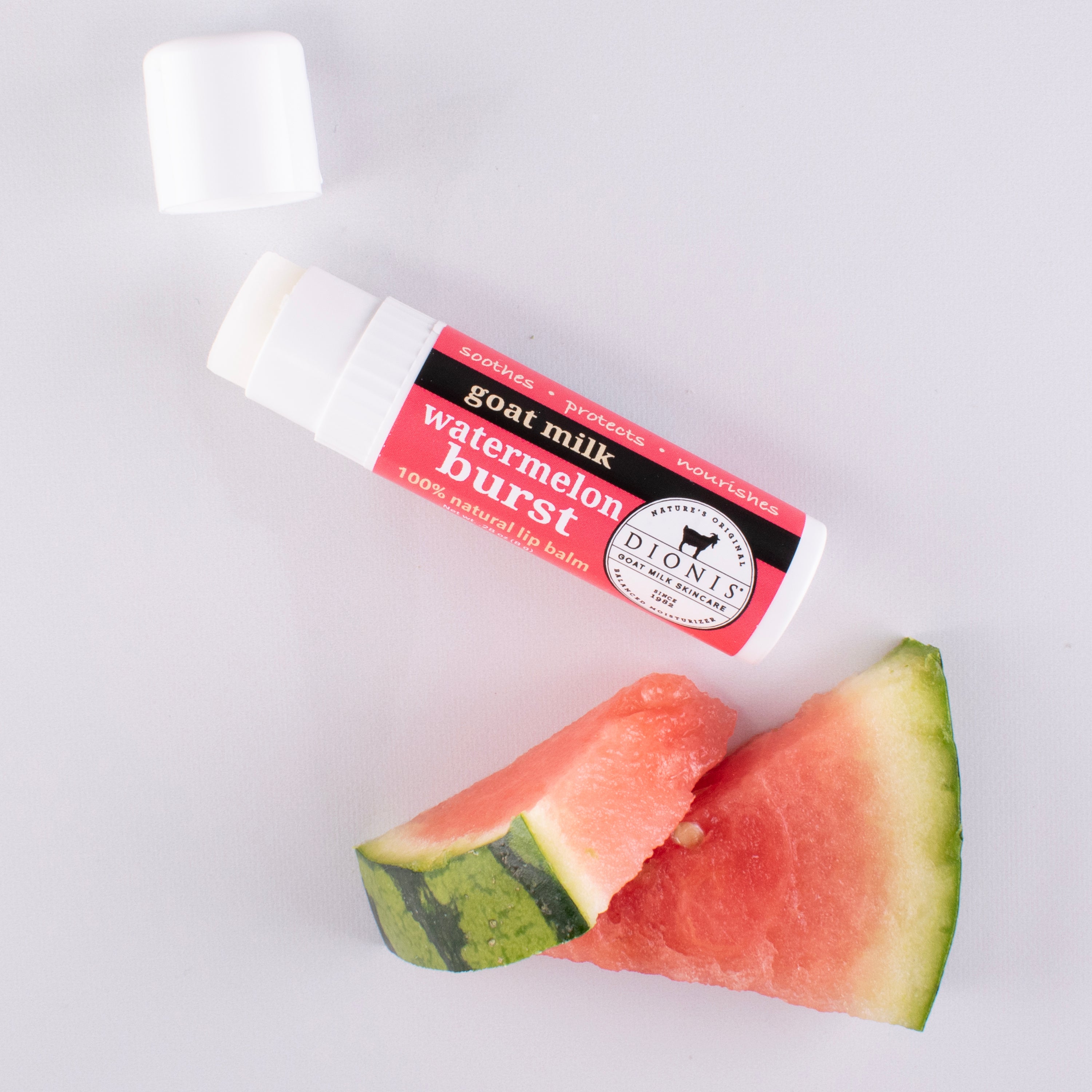 Watermelon Burst Goat Milk Lip Balm, Set of 3