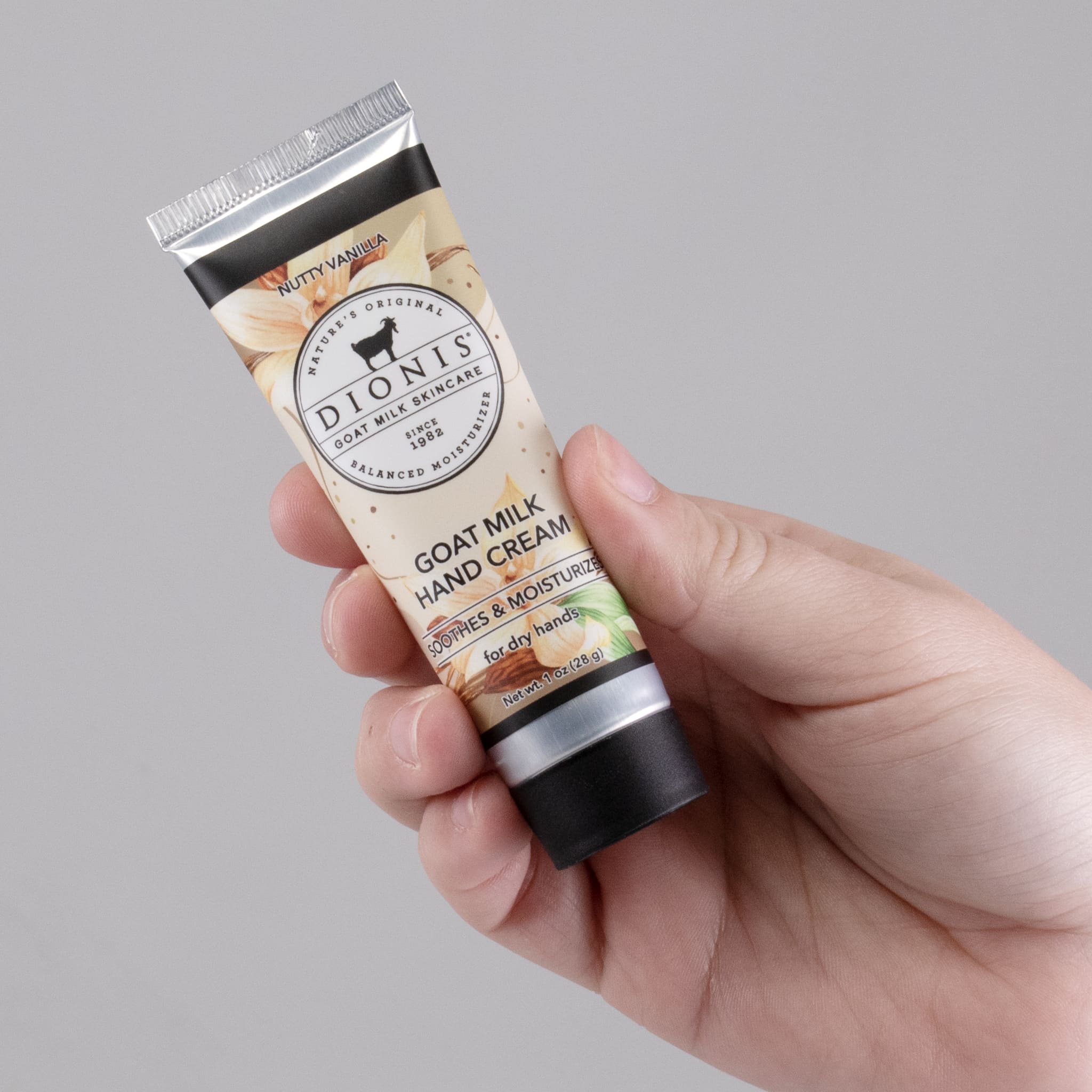 Nutty Vanilla Goat Milk Hand Cream, 6-Pack Set • Dionis Goat Milk