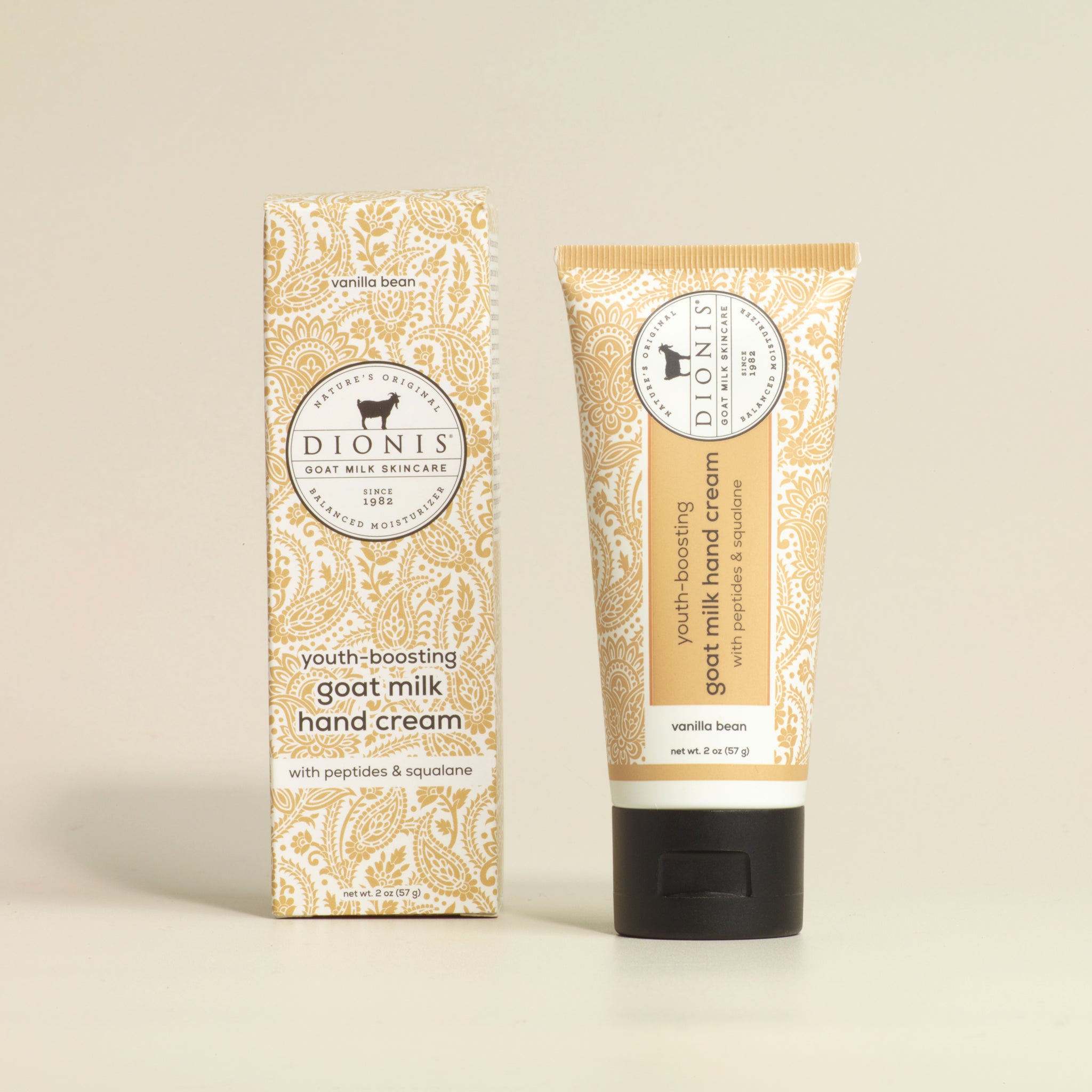 Vanilla Bean Youth-Boosting Goat Milk Hand Cream, 2 oz • Dionis
