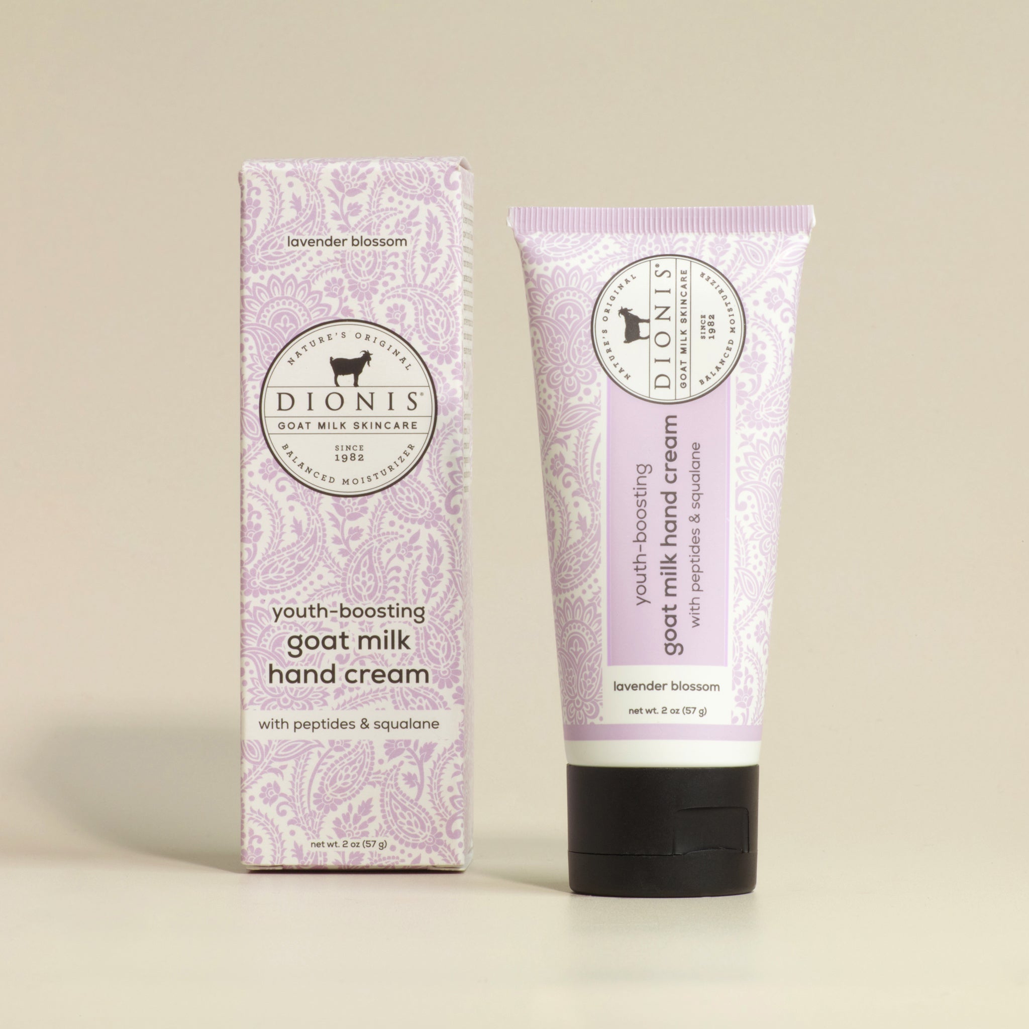 Lavender Blossom Youth-Boosting Goat Milk Hand Cream, 2 oz