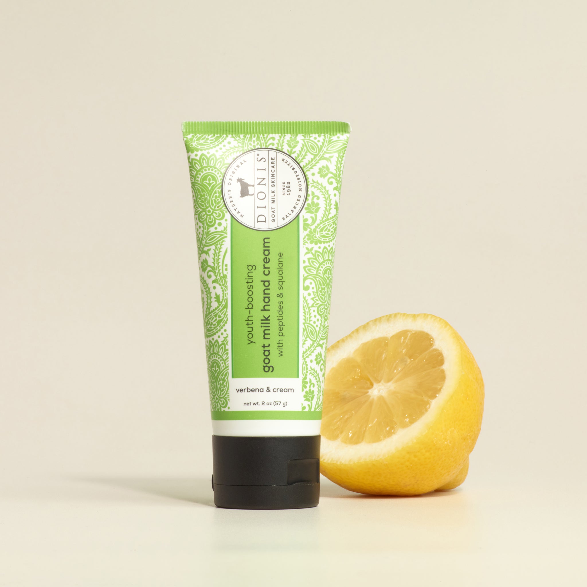 Lemon Verbena & Cream Youth-Boosting Goat Milk Hand Cream, 2 oz