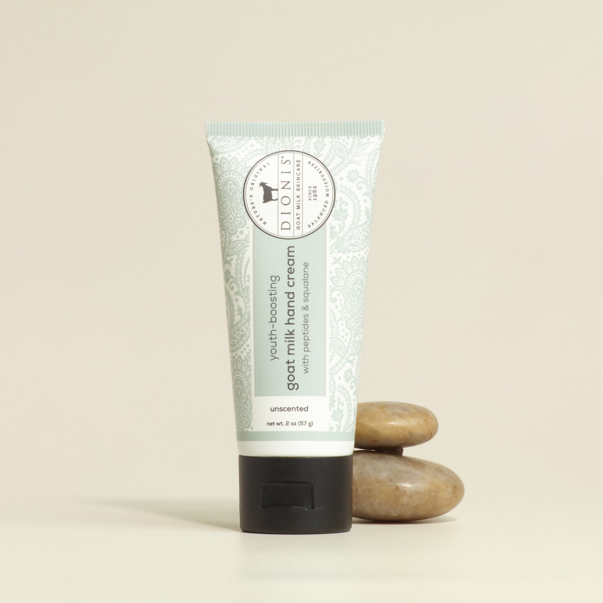 Unscented Youth-Boosting Goat Milk Hand Cream, 2 oz • Dionis Goat