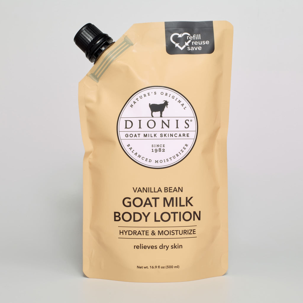 Vanilla Bean Goat Milk Body Lotion Refill Pouch