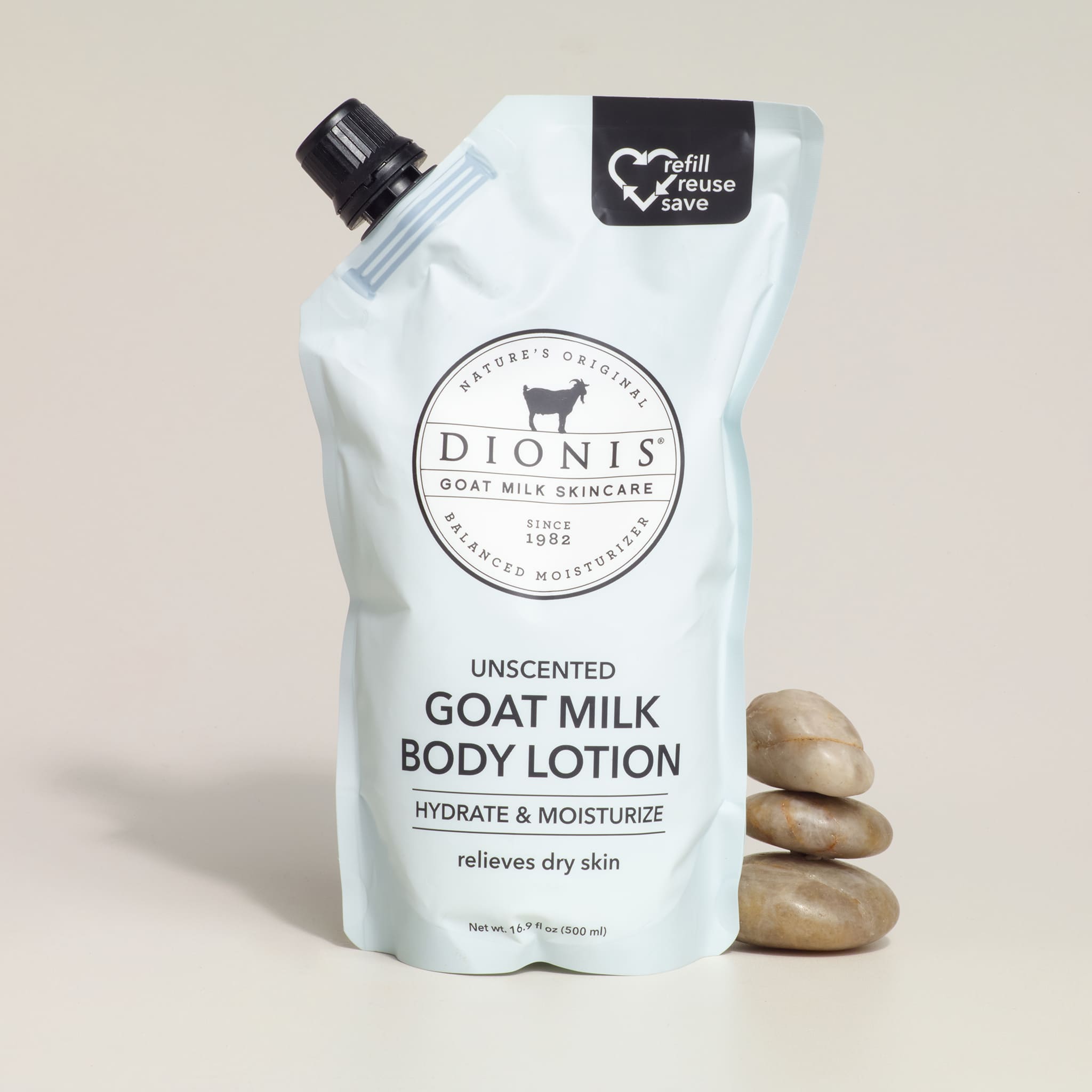 Lavender Blossom Goat Milk Body Lotion Refill Pouch • Dionis Goat