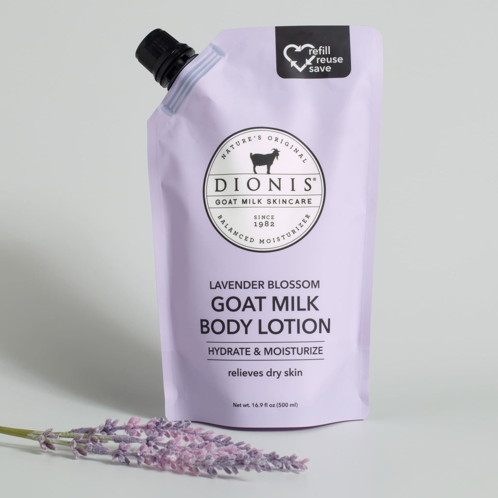 Lavender Blossom Goat Milk Body Lotion Refill Pouch