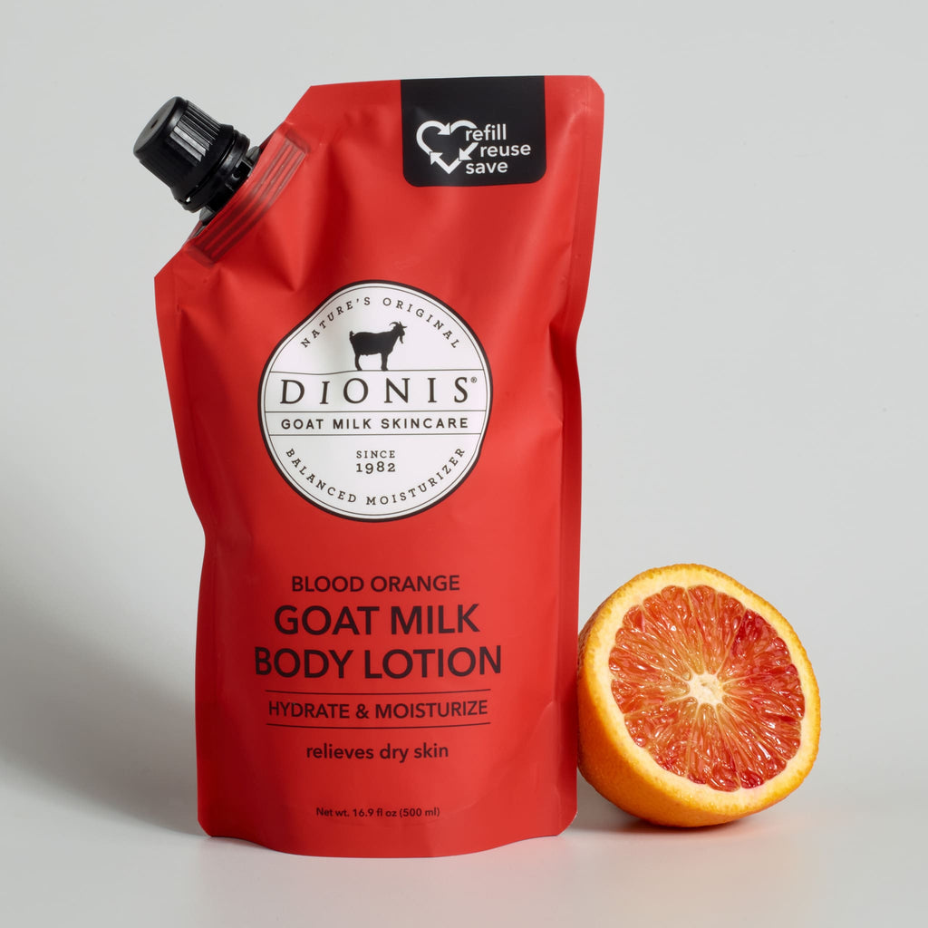 Blood Orange Goat Milk Body Lotion Refill Pouch