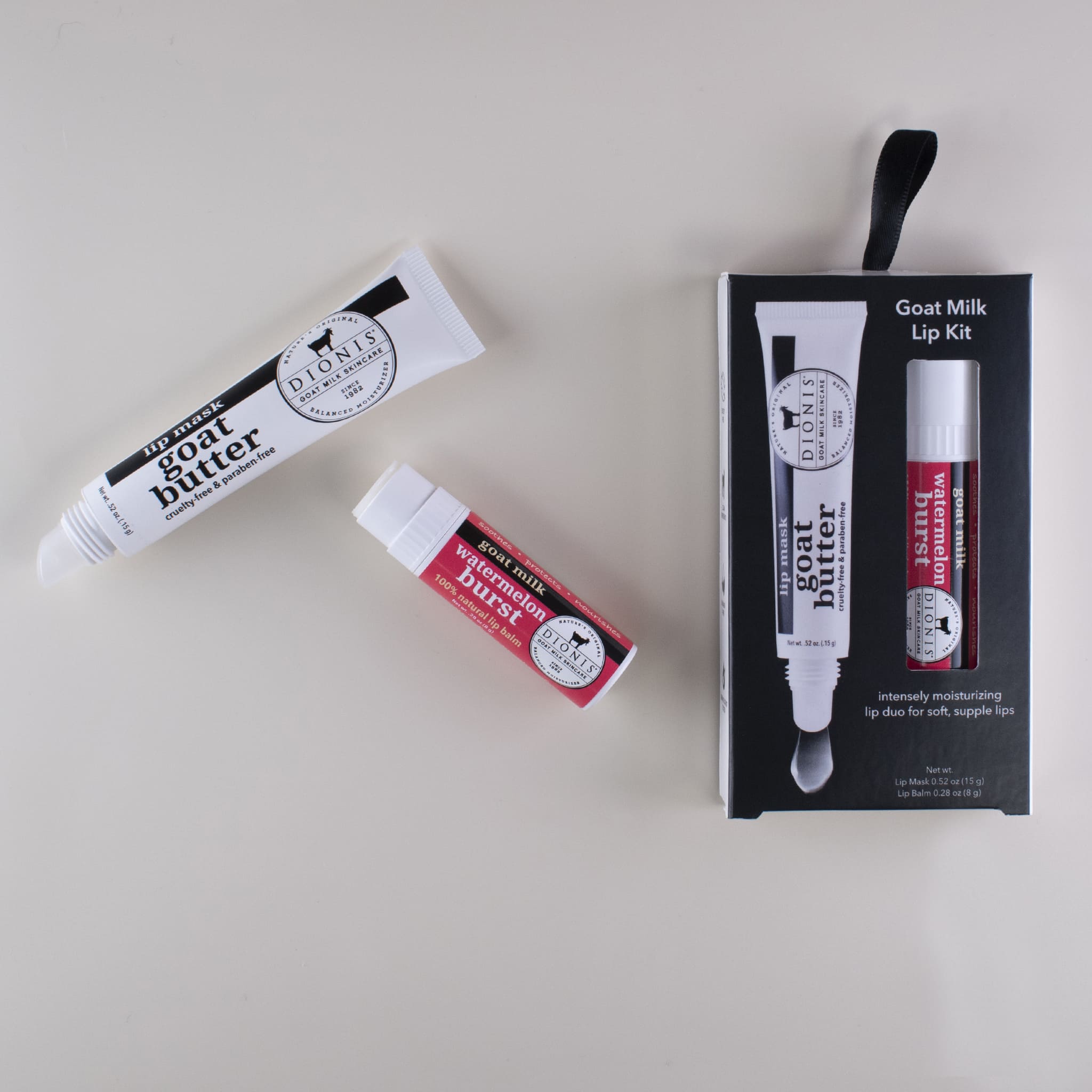 Watermelon Burst Goat Butter Lip Kit Dionis Goat Milk Skincare Watermelon burst goat butter lip kit dionis goat milk skincare
