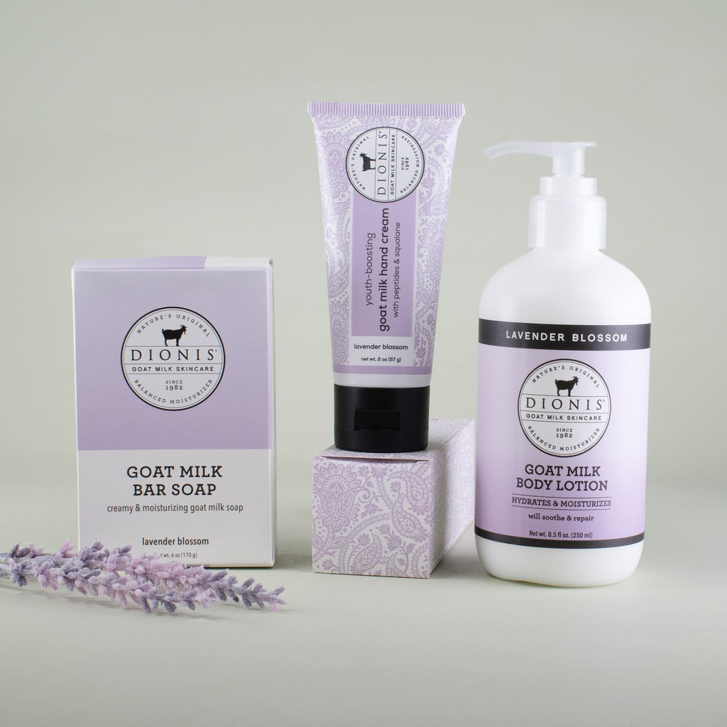 Lavender Blossom, Skin Hydration Bundle • Dionis Goat Milk Skincare