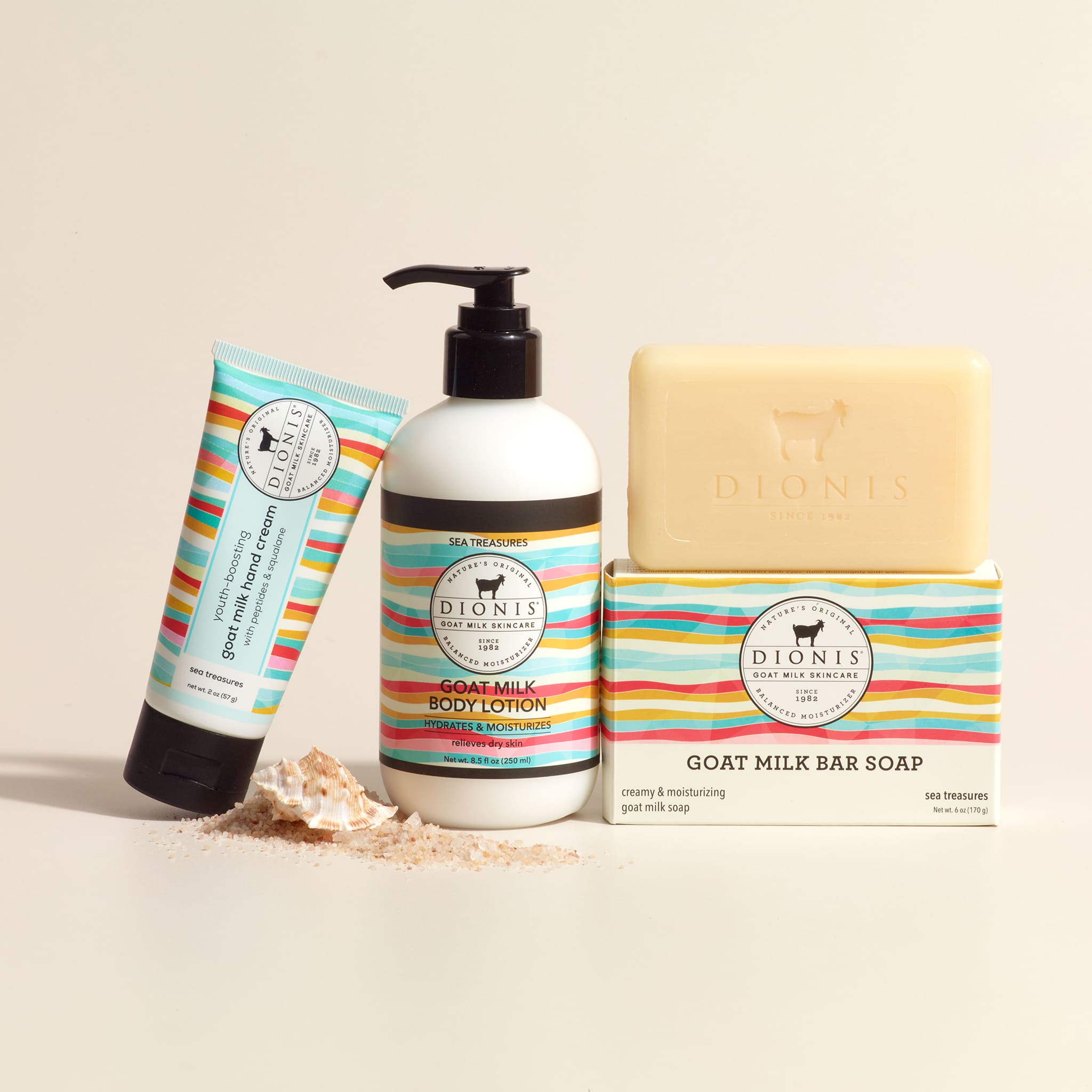 Sea Treasures, Skin Hydration Bundle • Dionis Goat Milk Skincare