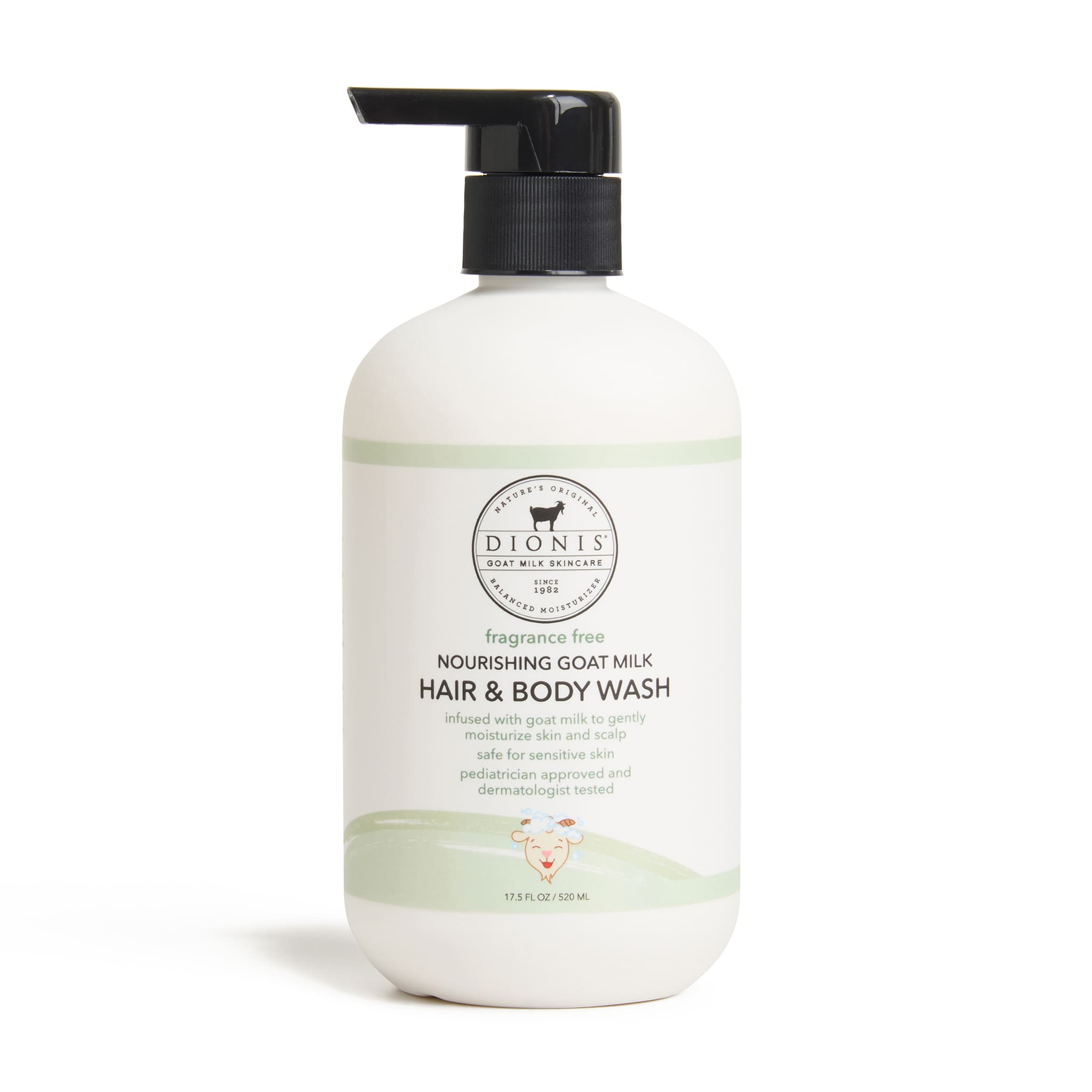 Dionis Baby Hair & Body Wash, Fragrance Free, 17.5 fl oz. 