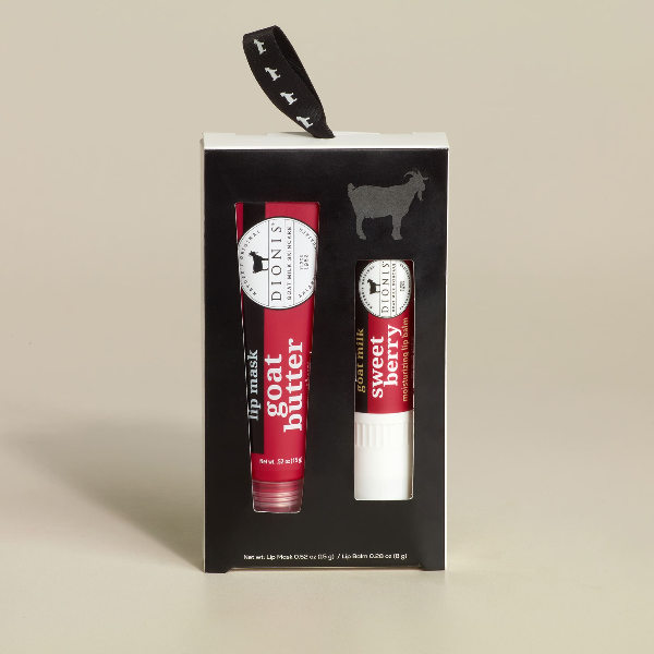 Dionis Goat Milk Skincare Flavored Lip Kit Gift Set in Sweet Berry